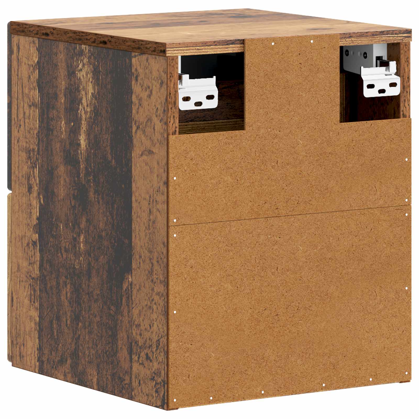 Cabinet de chevet mural 2 pcs Bois ancien 34,5 x 33 x 40 cm - XIOS