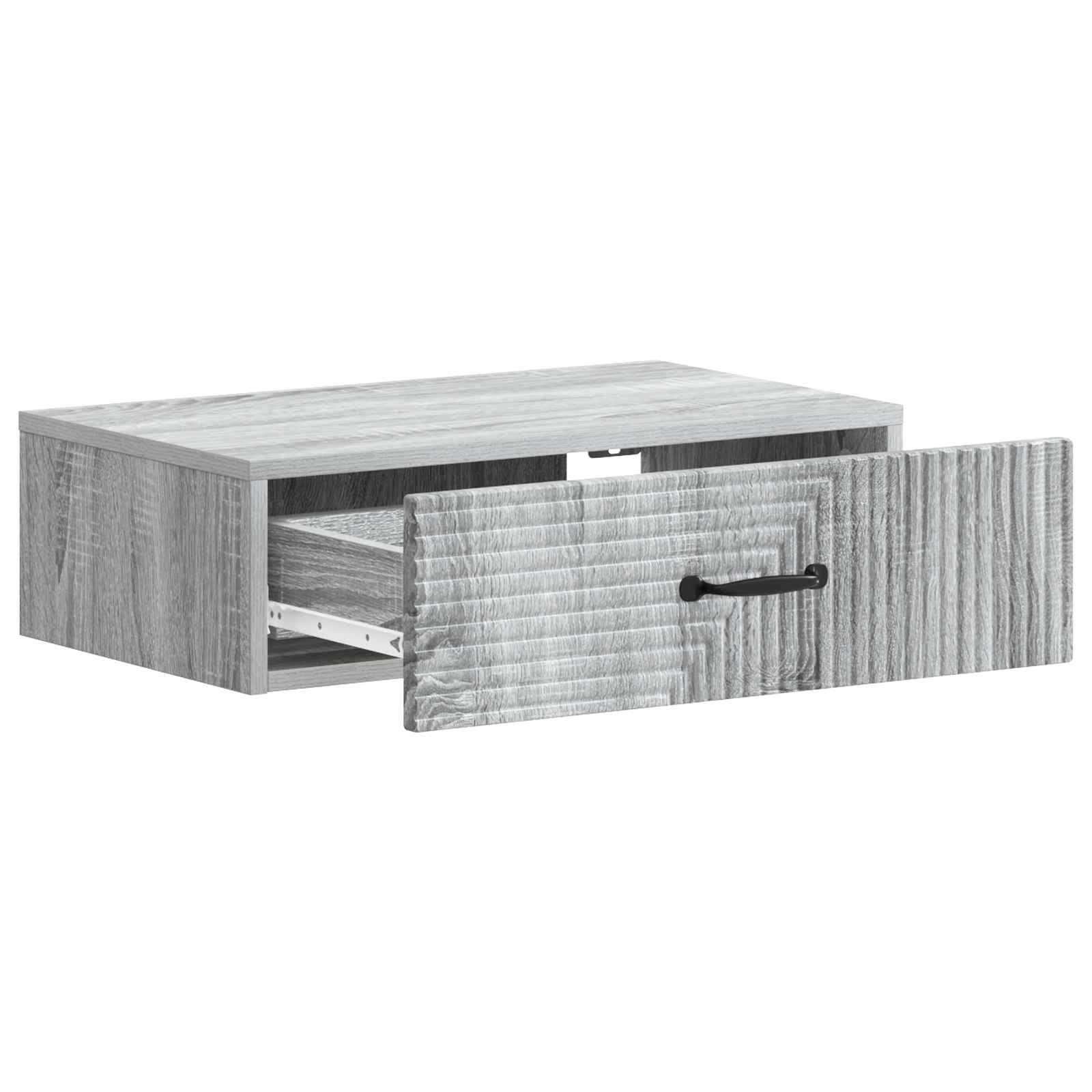 Table d'appoint murale Sonoma gris 59 x 34,5 x 17 cm - XIOS