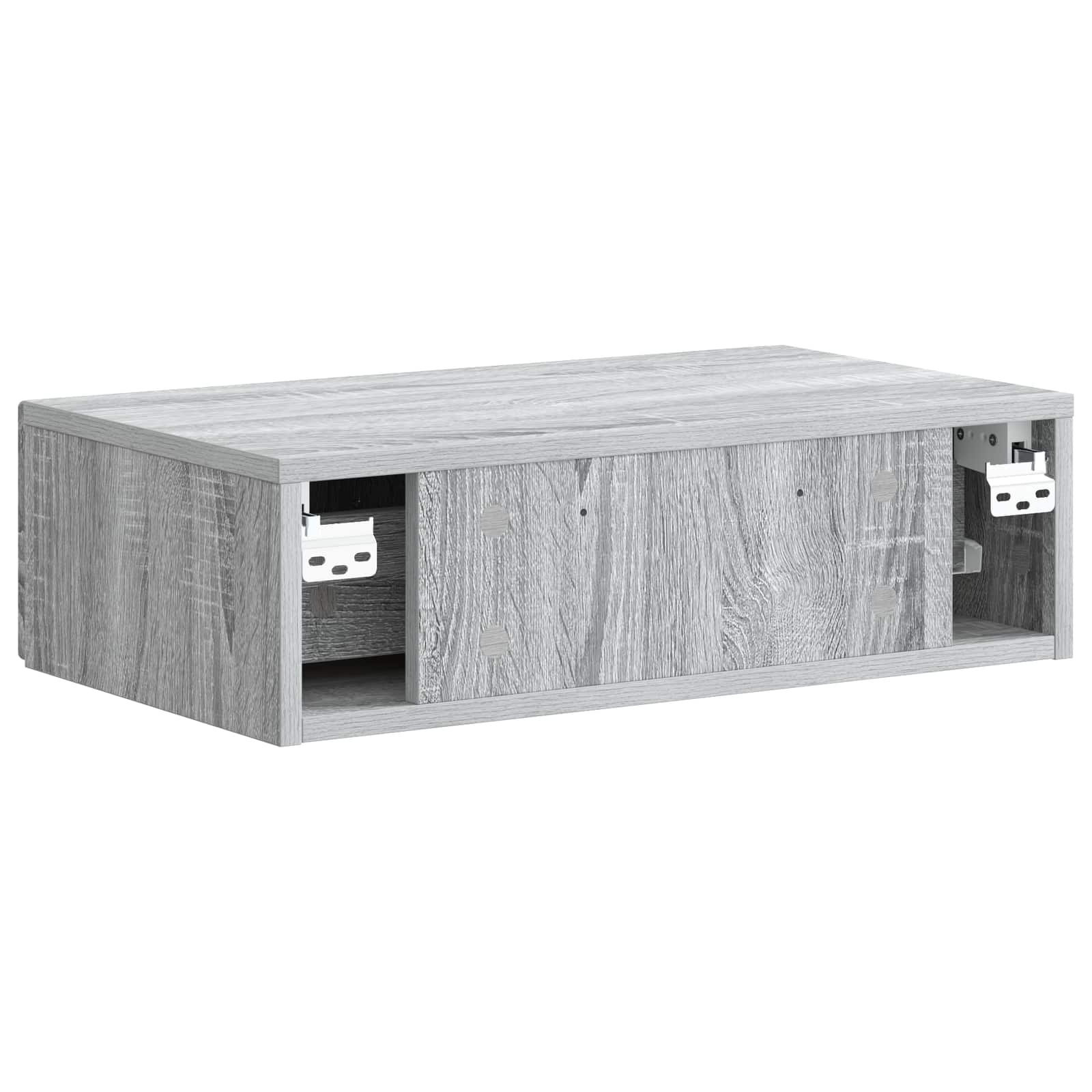 Table d'appoint murale Sonoma gris 59 x 34,5 x 17 cm - XIOS