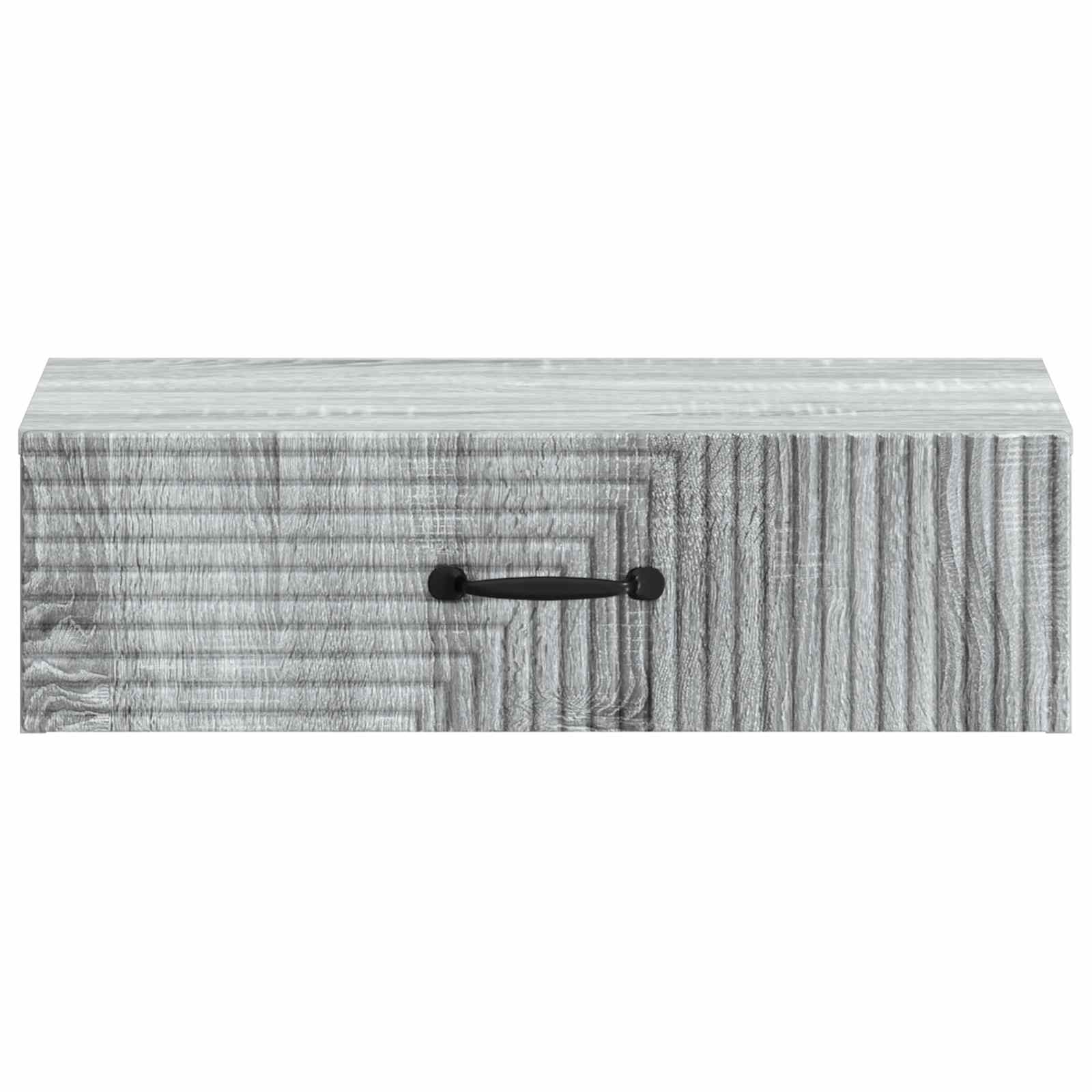 Table d'appoint murale Sonoma gris 59 x 34,5 x 17 cm - XIOS