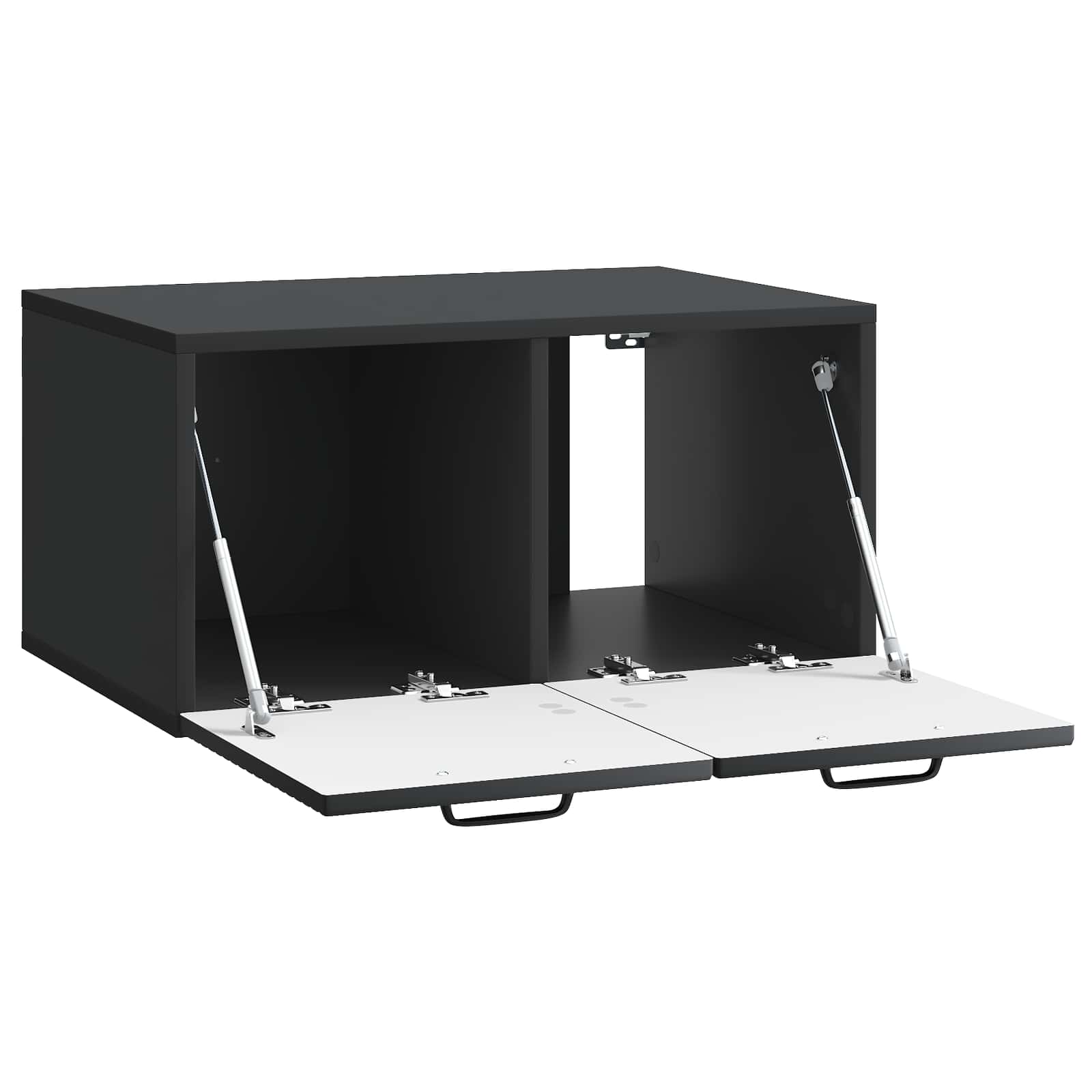 Meuble TV mural Noir 59,5 x 41 x 30 cm Bois d'ingénierie - XIOS