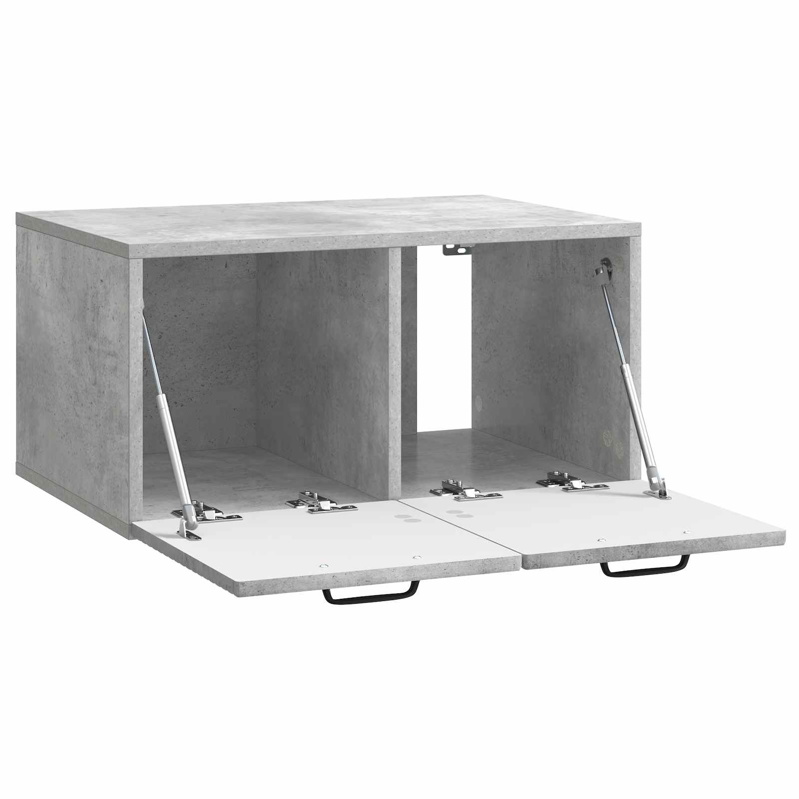 Meuble TV mural Gris béton 59,5 x 41 x 30 cm Bois d'ingénierie - XIOS