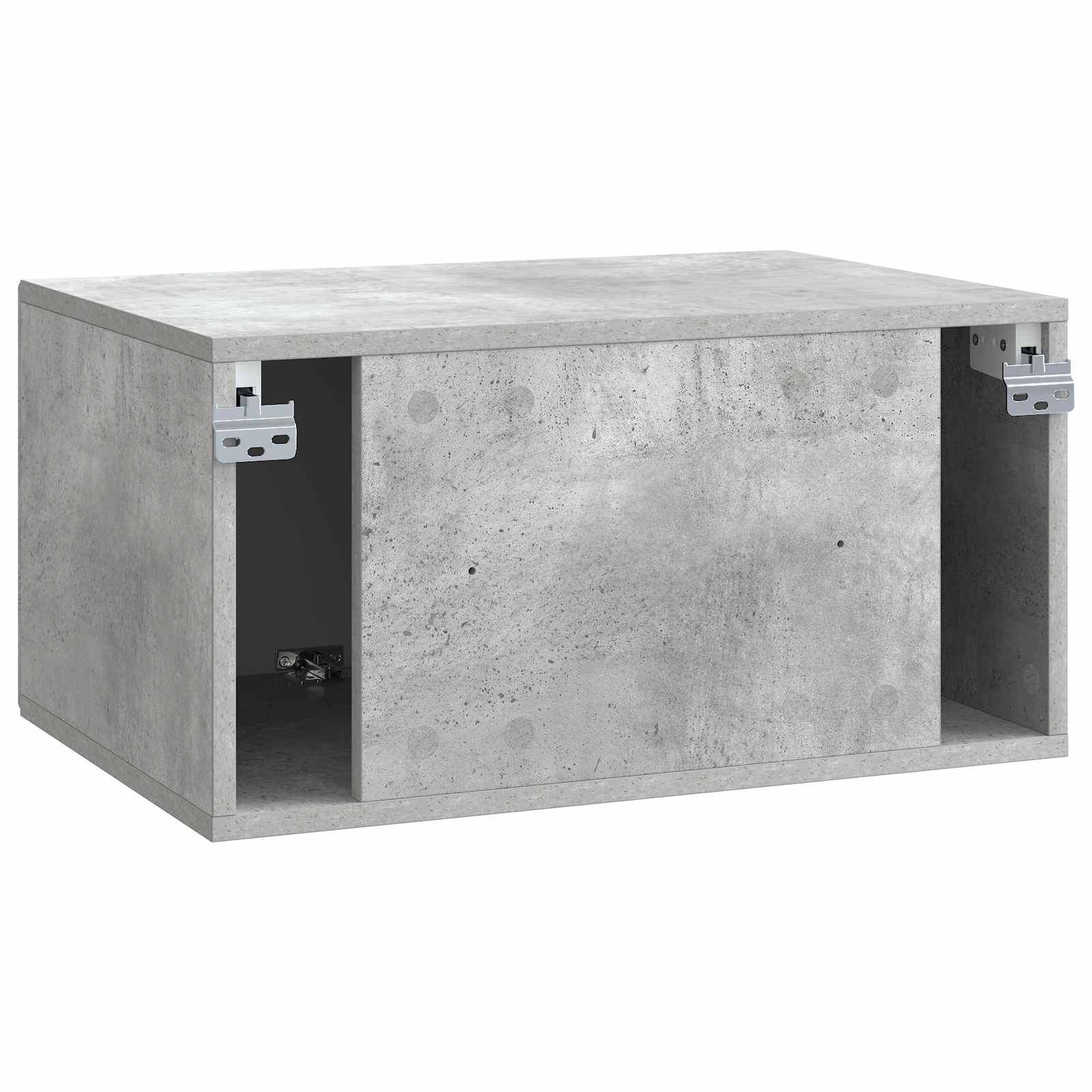 Meuble TV mural Gris béton 59,5 x 41 x 30 cm Bois d'ingénierie - XIOS