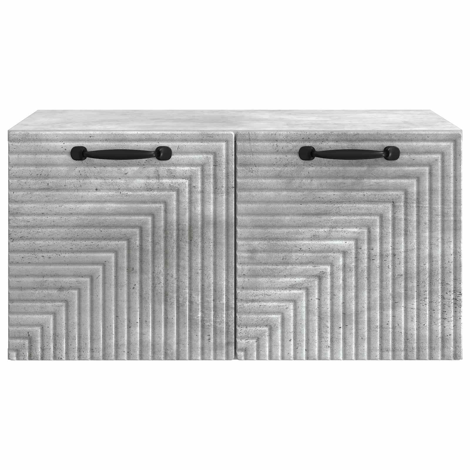 Meuble TV mural Gris béton 59,5 x 41 x 30 cm Bois d'ingénierie - XIOS