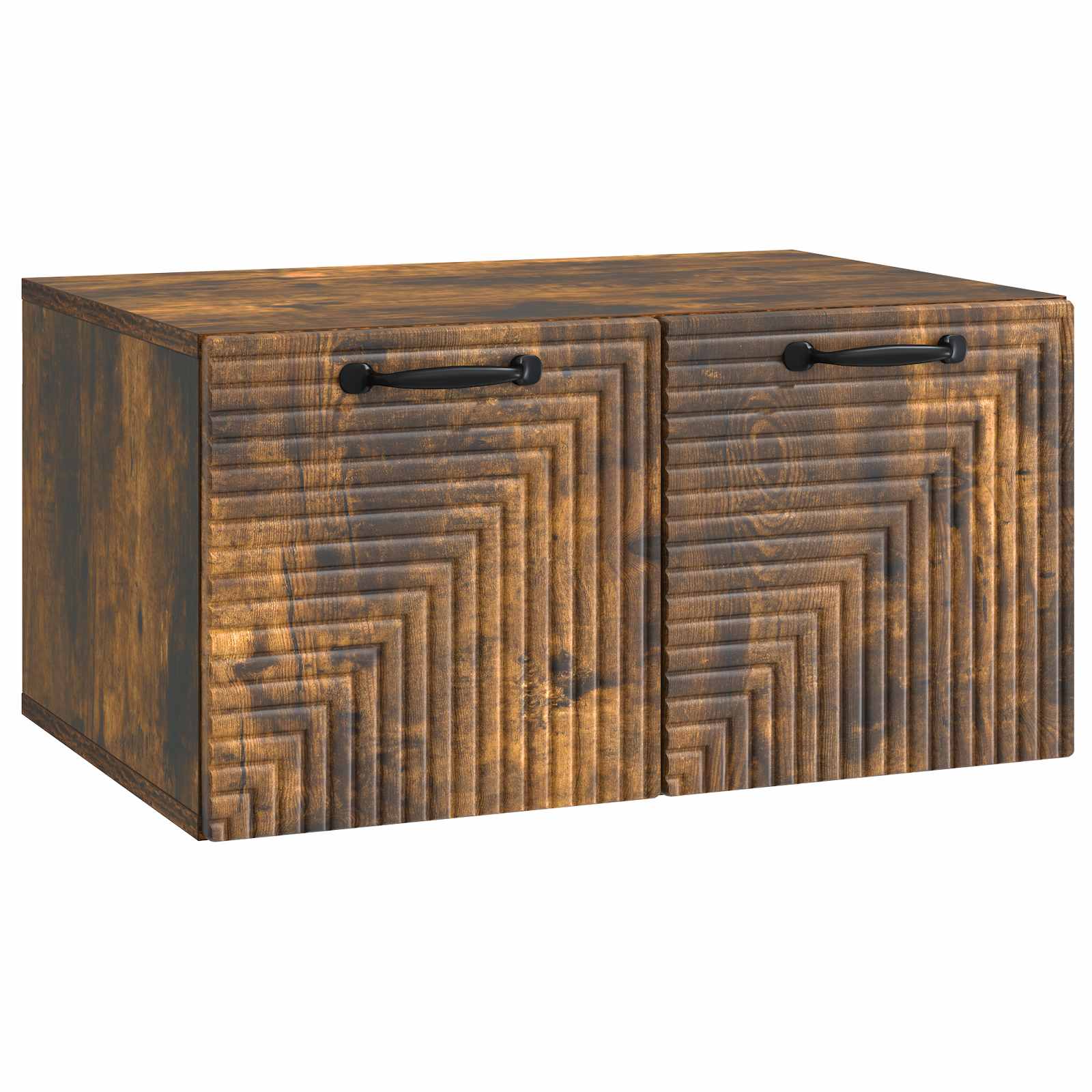 Meuble TV mural Chêne fumé 59,5 x 41 x 30 cm Bois d'ingénierie - XIOS