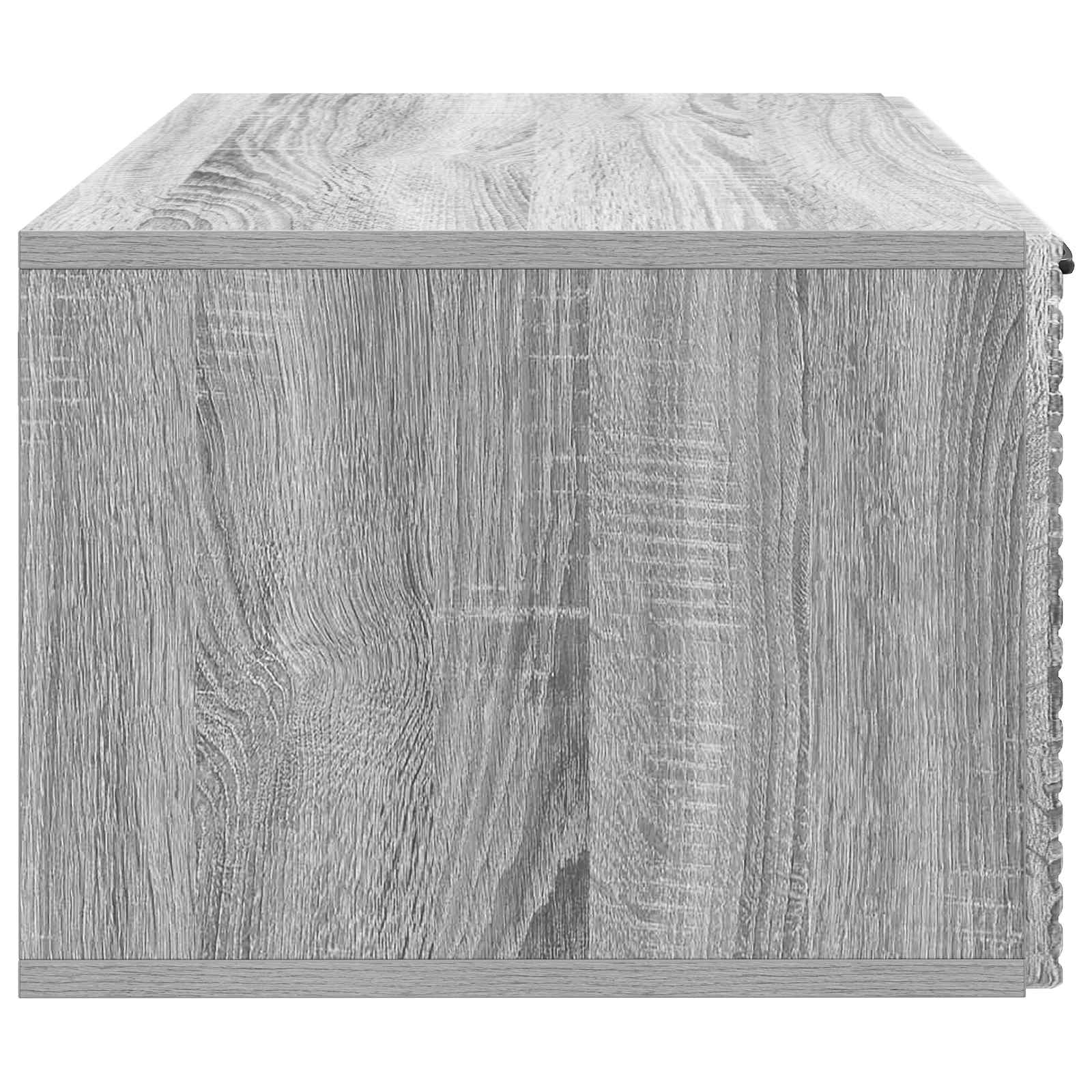 Meuble TV mural Sonoma gris 59,5 x 41 x 30 cm Bois d'ingénierie - XIOS