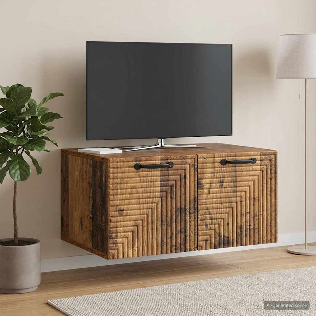 Meuble TV mural Bois ancien 59,5 x 41 x 30 cm Bois d'ingénierie - XIOS