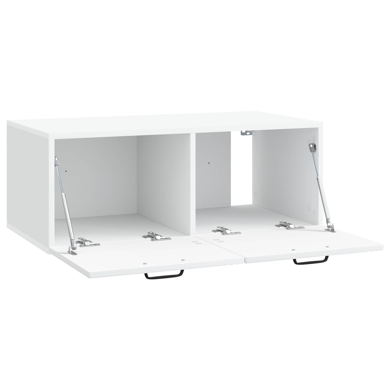 Meuble TV mural Blanc 78,5 x 41 x 30 cm Bois d'ingénierie - XIOS