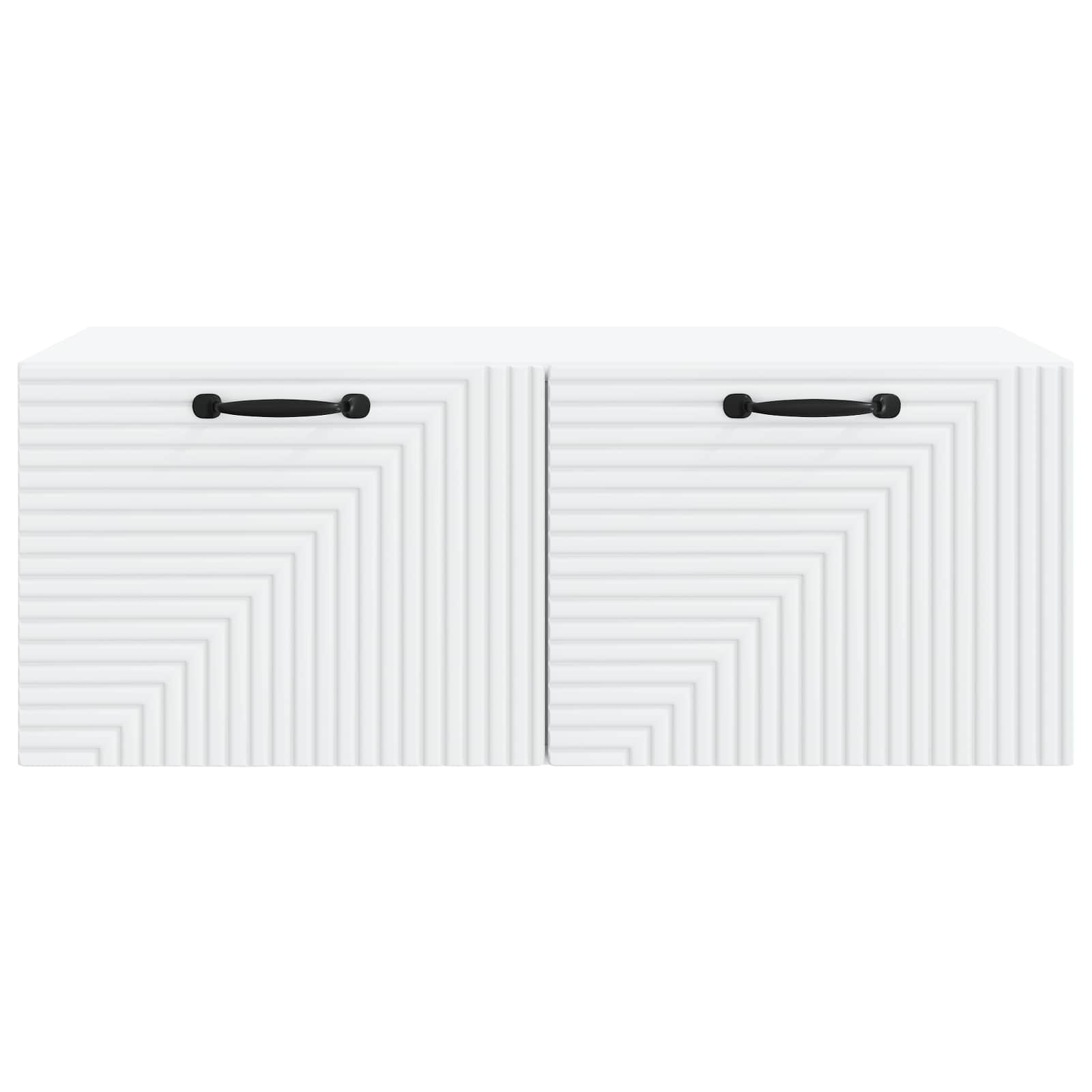 Meuble TV mural Blanc 78,5 x 41 x 30 cm Bois d'ingénierie - XIOS