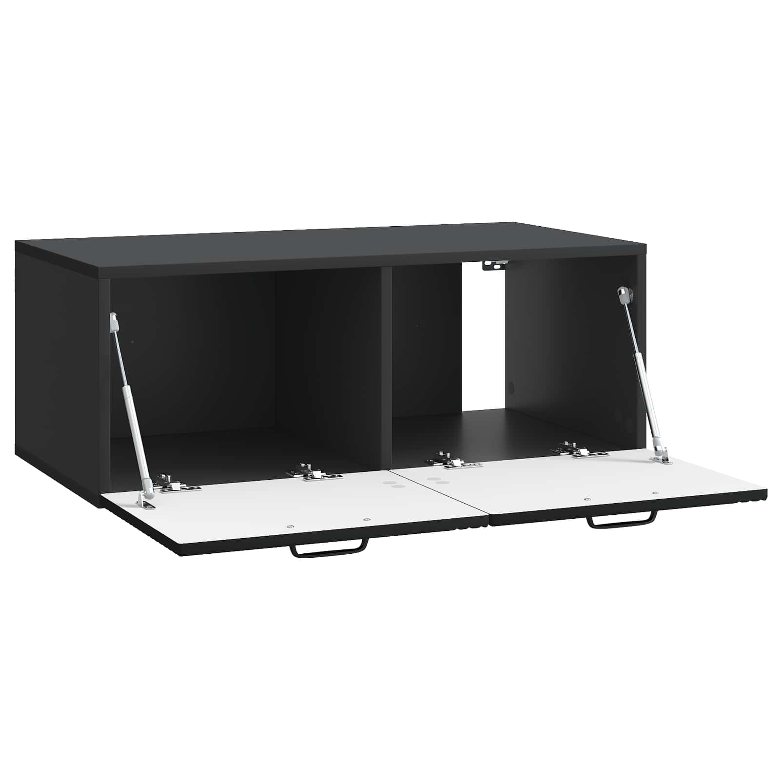 Meuble TV mural Noir 78,5 x 41 x 30 cm Bois d'ingénierie - XIOS