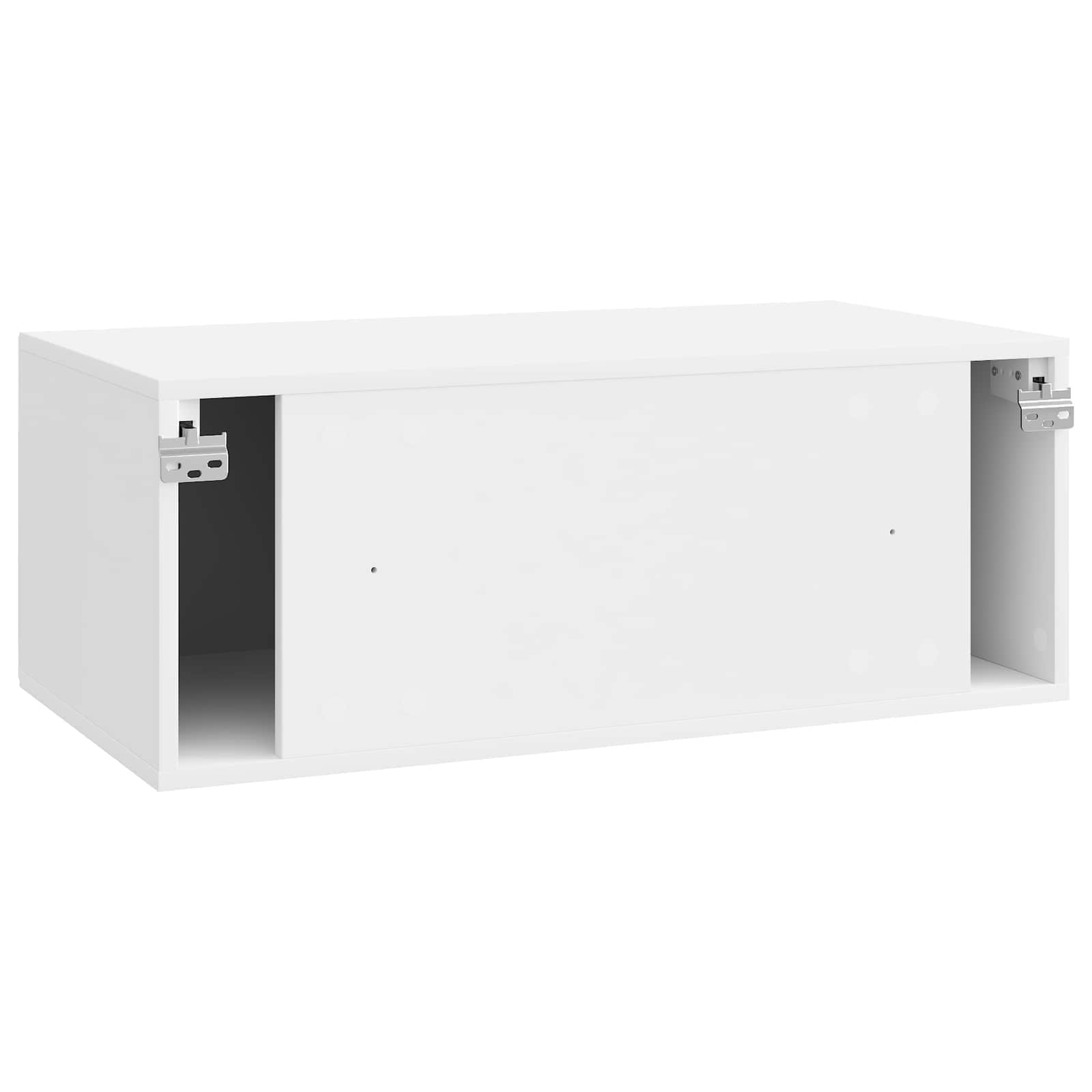 Meuble TV mural Montage mural Blanc brillant 78,5 x 41 x 30 cm - XIOS
