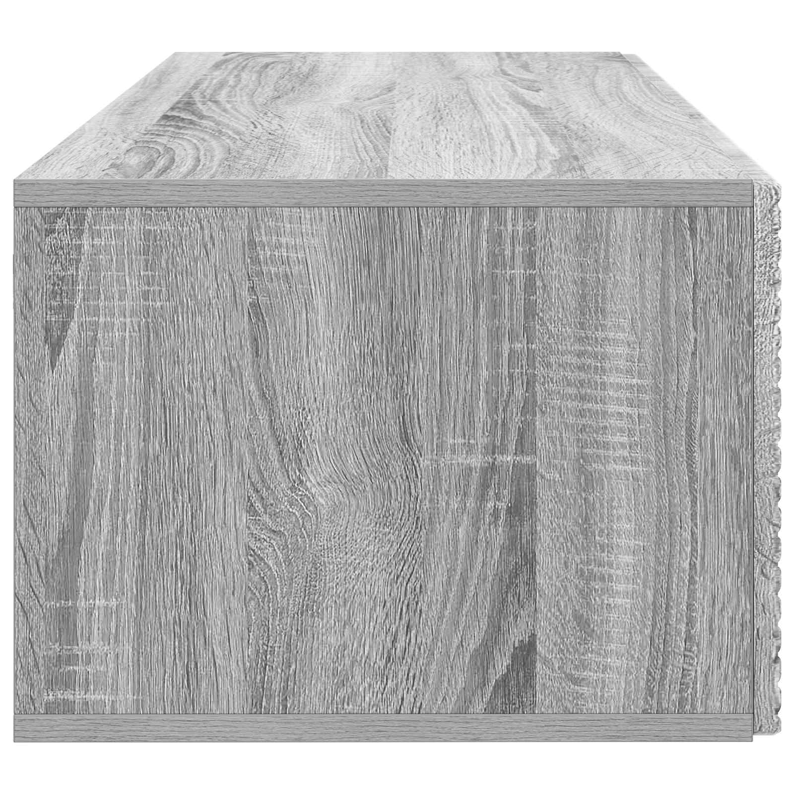 Meuble TV mural Sonoma gris 78,5 x 41 x 30 cm Bois d'ingénierie - XIOS