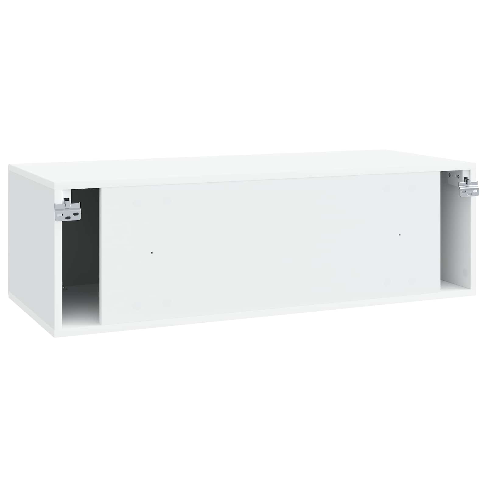 Meuble TV mural Blanc 98 x 41 x 30 cm Bois d'ingénierie - XIOS