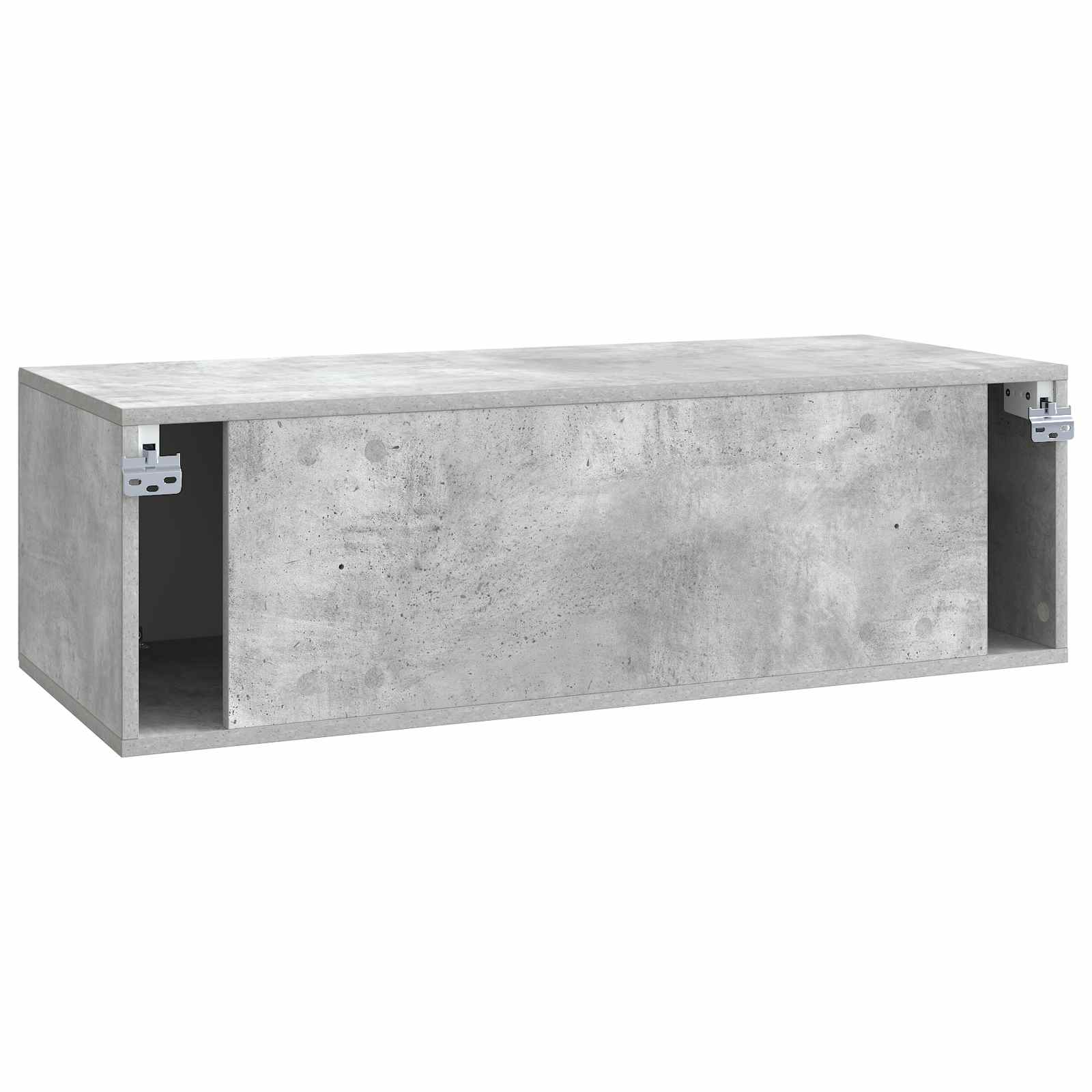 Meuble TV mural Gris béton 98 x 41 x 30 cm Bois d'ingénierie - XIOS
