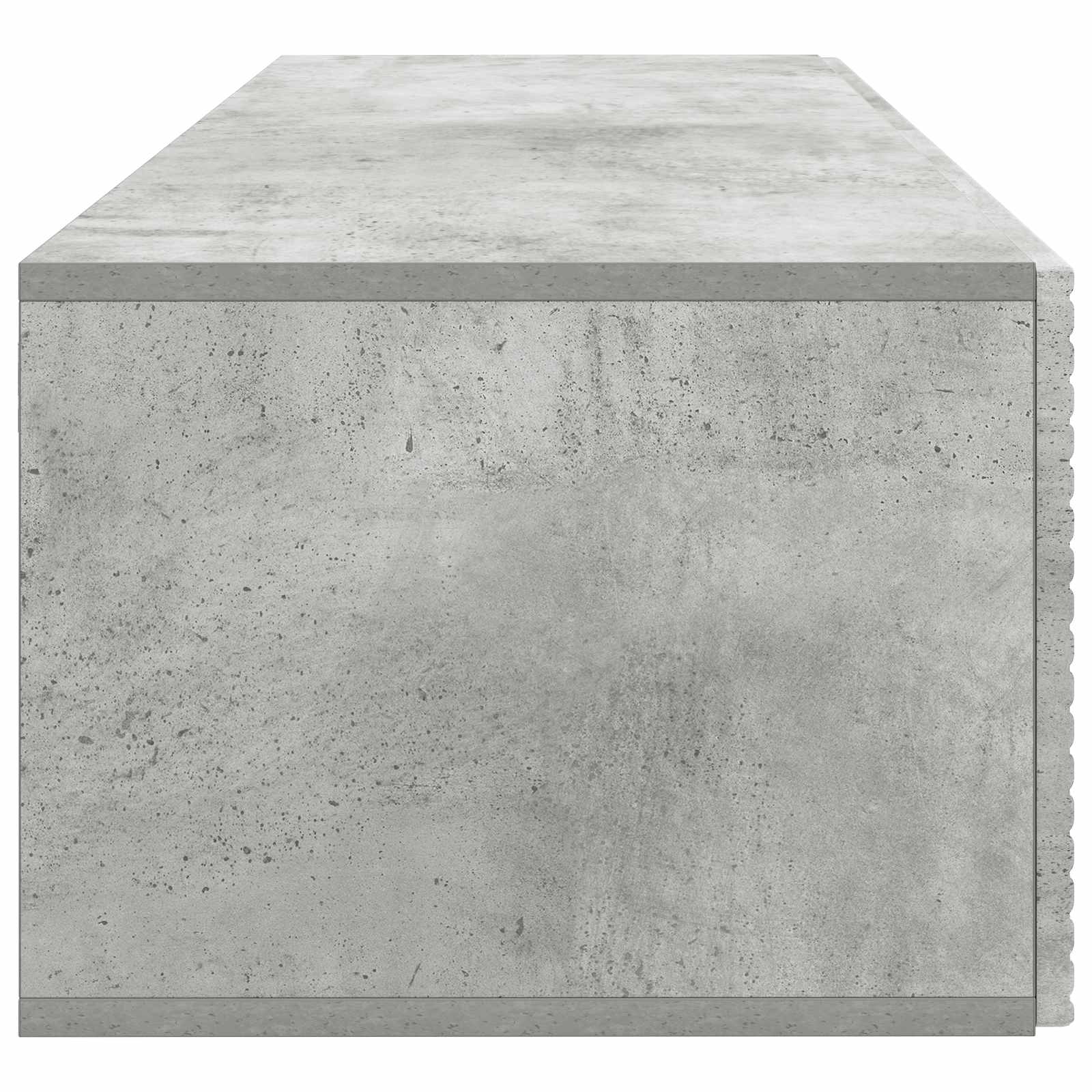 Meuble TV mural Gris béton 98 x 41 x 30 cm Bois d'ingénierie - XIOS