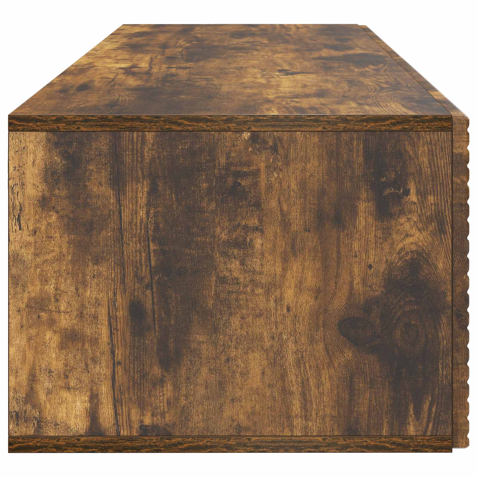 Meuble TV mural Chêne fumé 98 x 41 x 30 cm Bois d'ingénierie - XIOS
