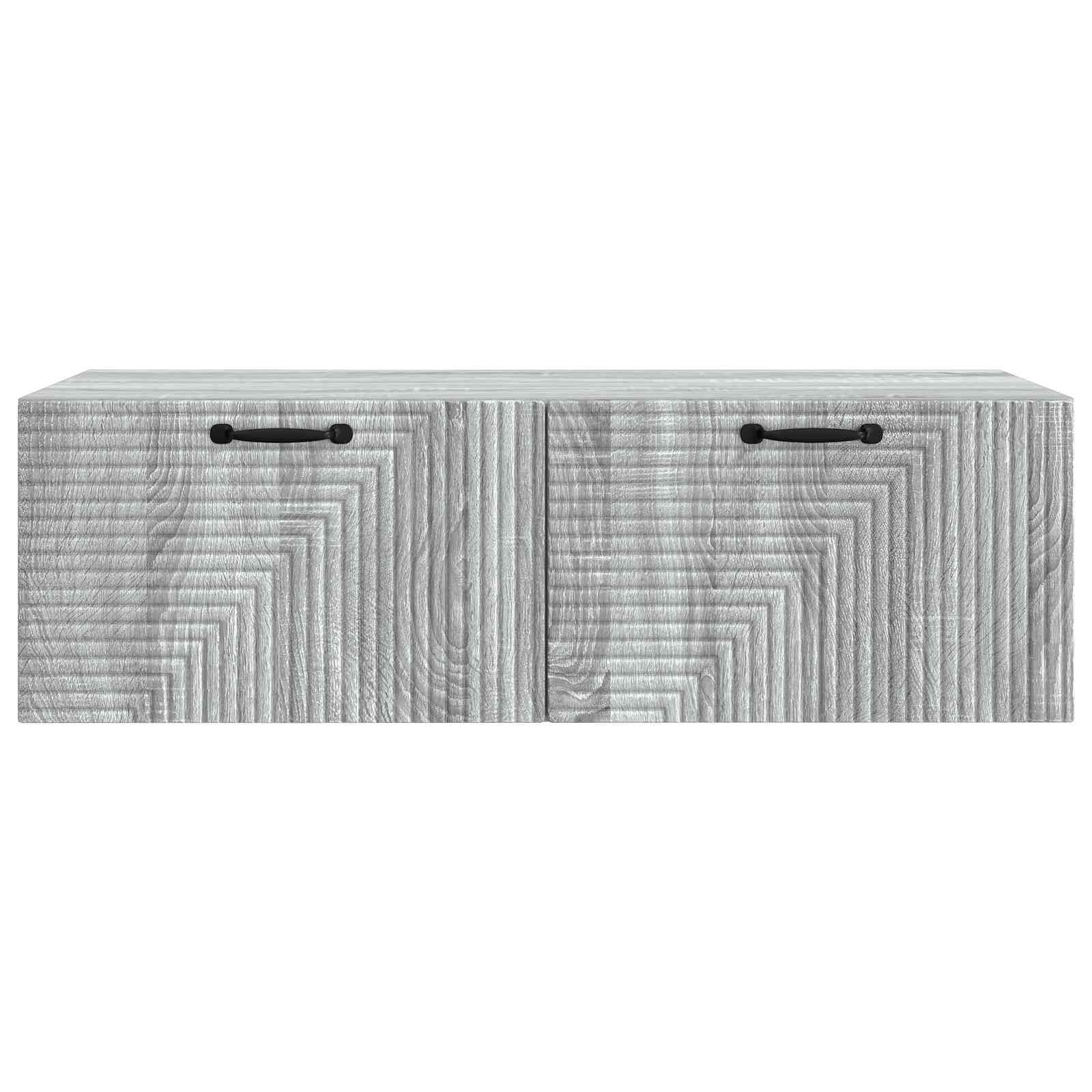Meuble TV mural Sonoma gris 98 x 41 x 30 cm Bois d'ingénierie - XIOS