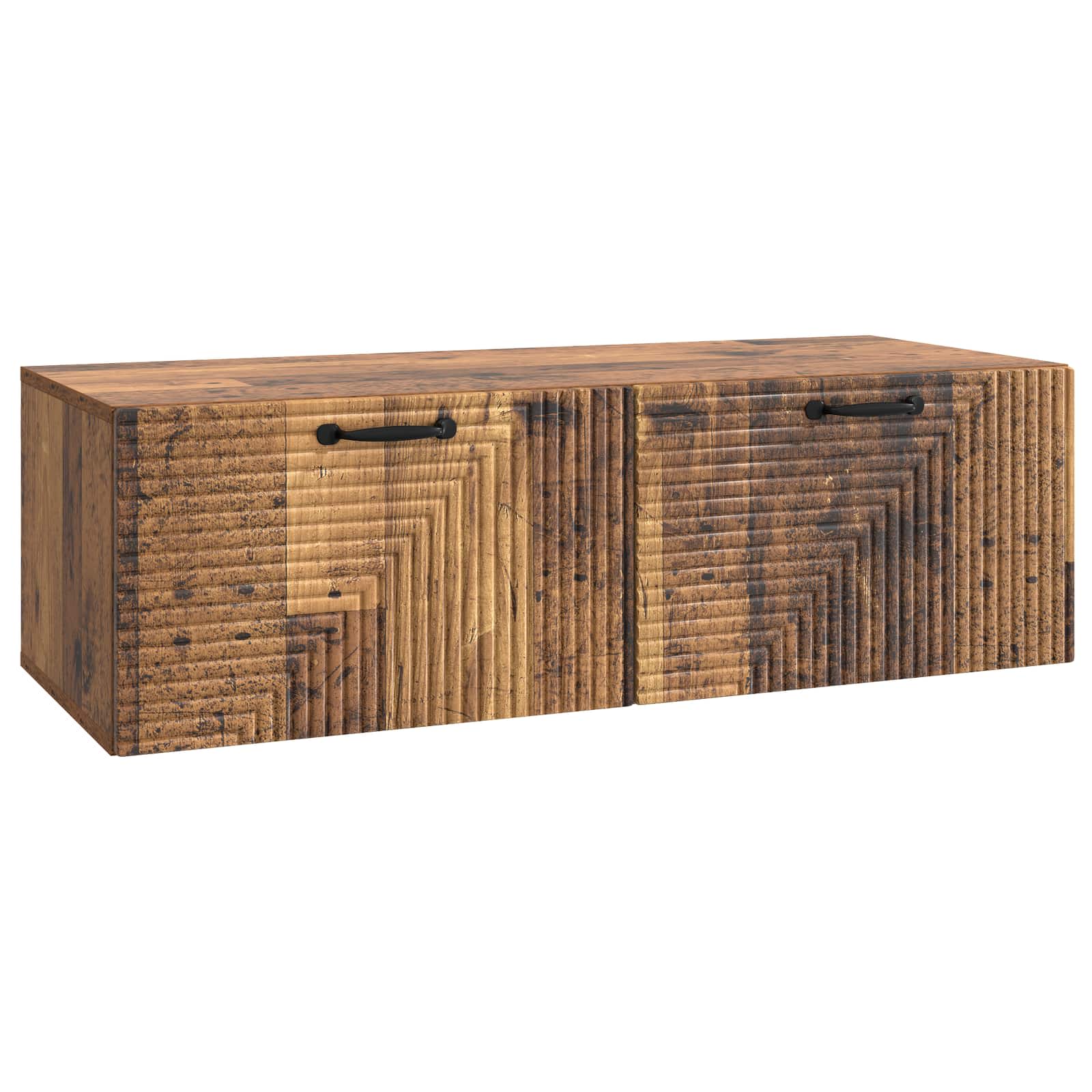 Meuble TV mural Bois ancien 98 x 41 x 30 cm Bois d'ingénierie - XIOS