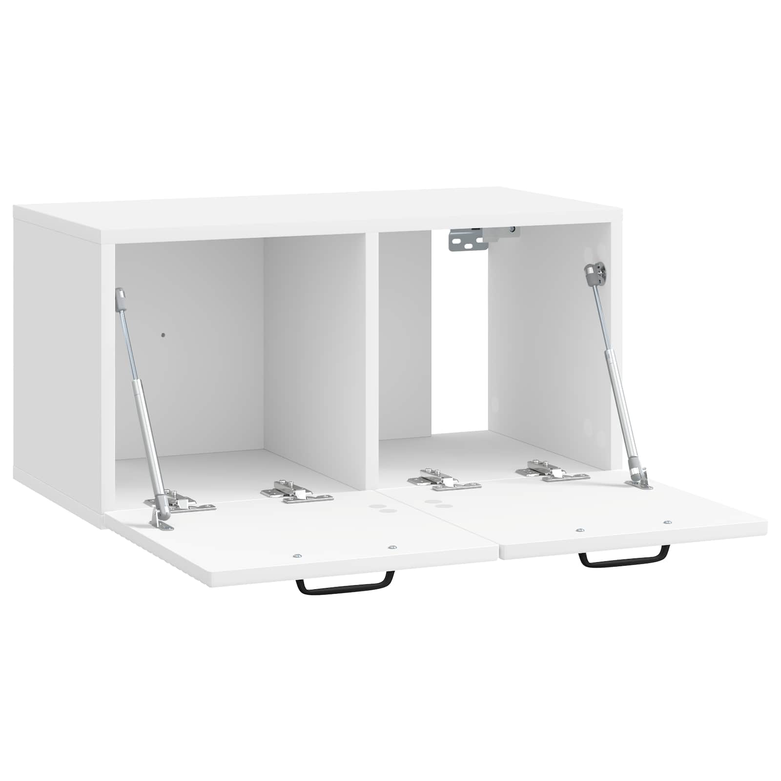 Meuble TV mural Montage mural Blanc brillant 59,5 x 31 x 30 cm - XIOS