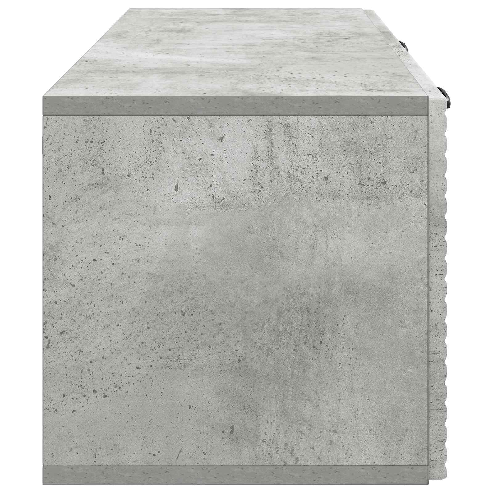 Meuble TV mural Gris béton 78,5 x 31 x 30 cm Bois d'ingénierie - XIOS