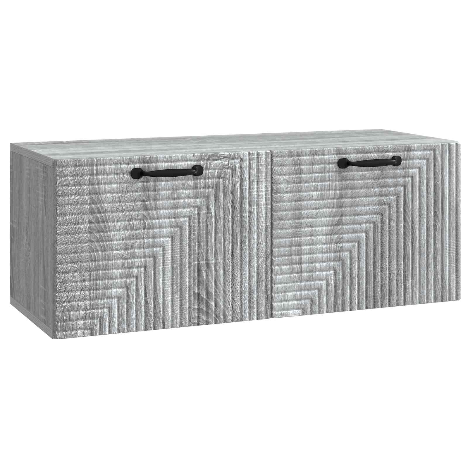 Meuble TV mural Sonoma gris 78,5 x 31 x 30 cm Bois d'ingénierie - XIOS