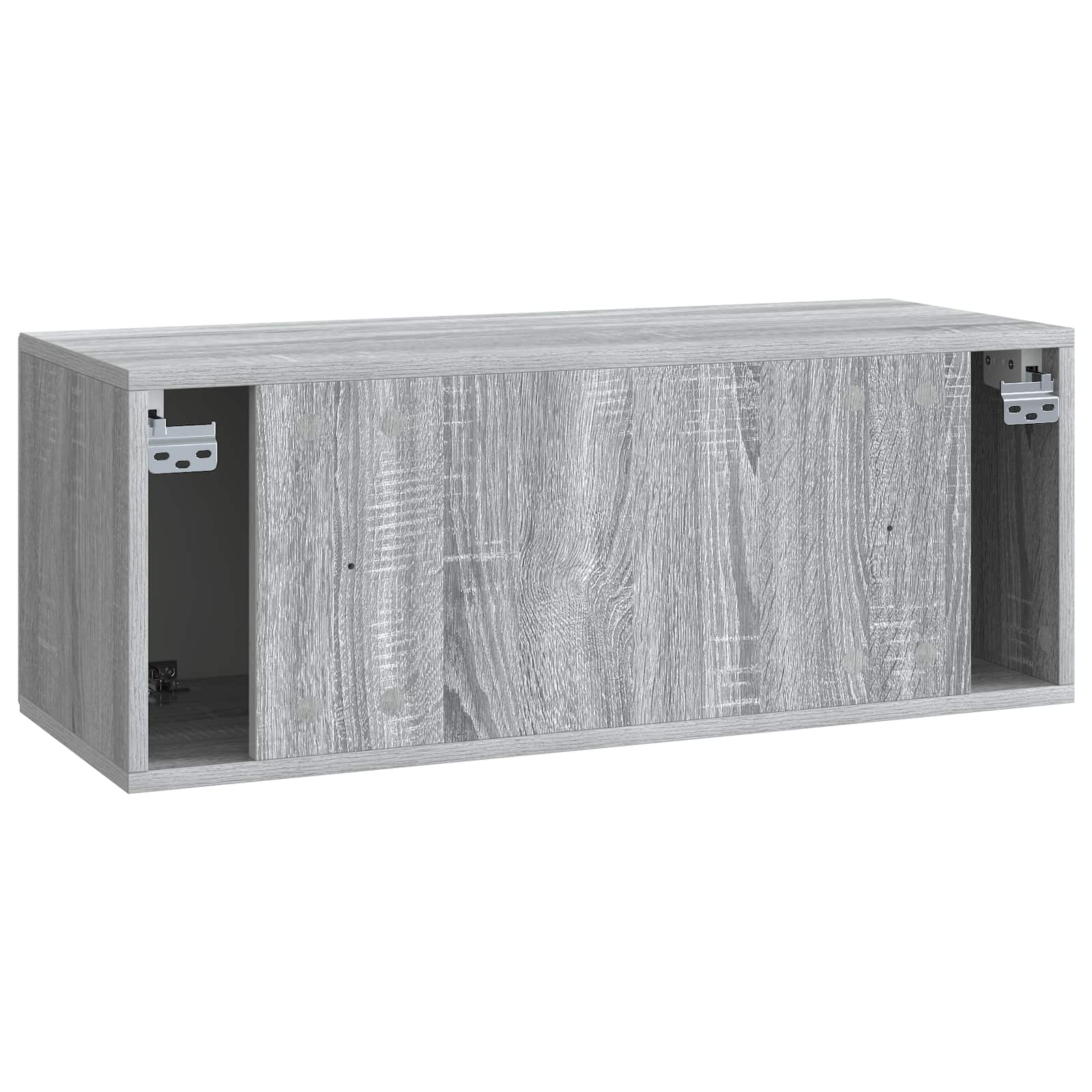 Meuble TV mural Sonoma gris 78,5 x 31 x 30 cm Bois d'ingénierie - XIOS