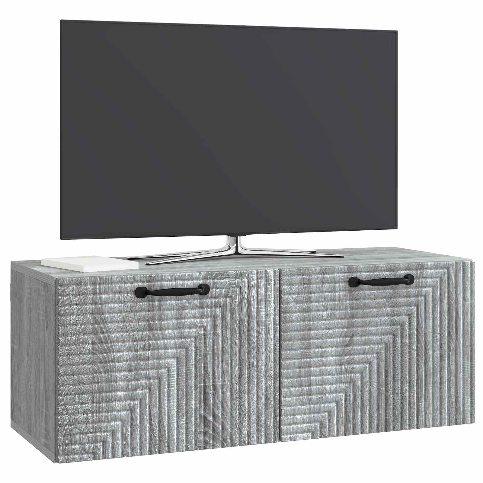 Meuble TV mural Sonoma gris 78,5 x 31 x 30 cm Bois d'ingénierie - XIOS