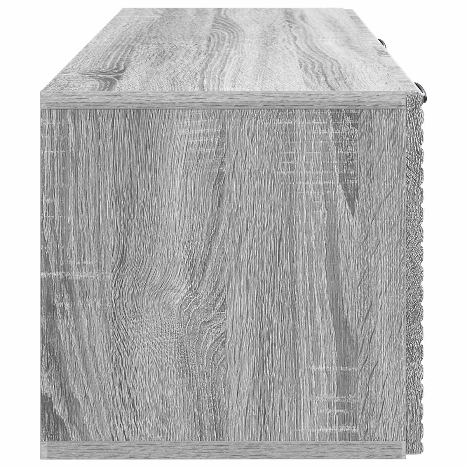 Meuble TV mural Sonoma gris 78,5 x 31 x 30 cm Bois d'ingénierie - XIOS