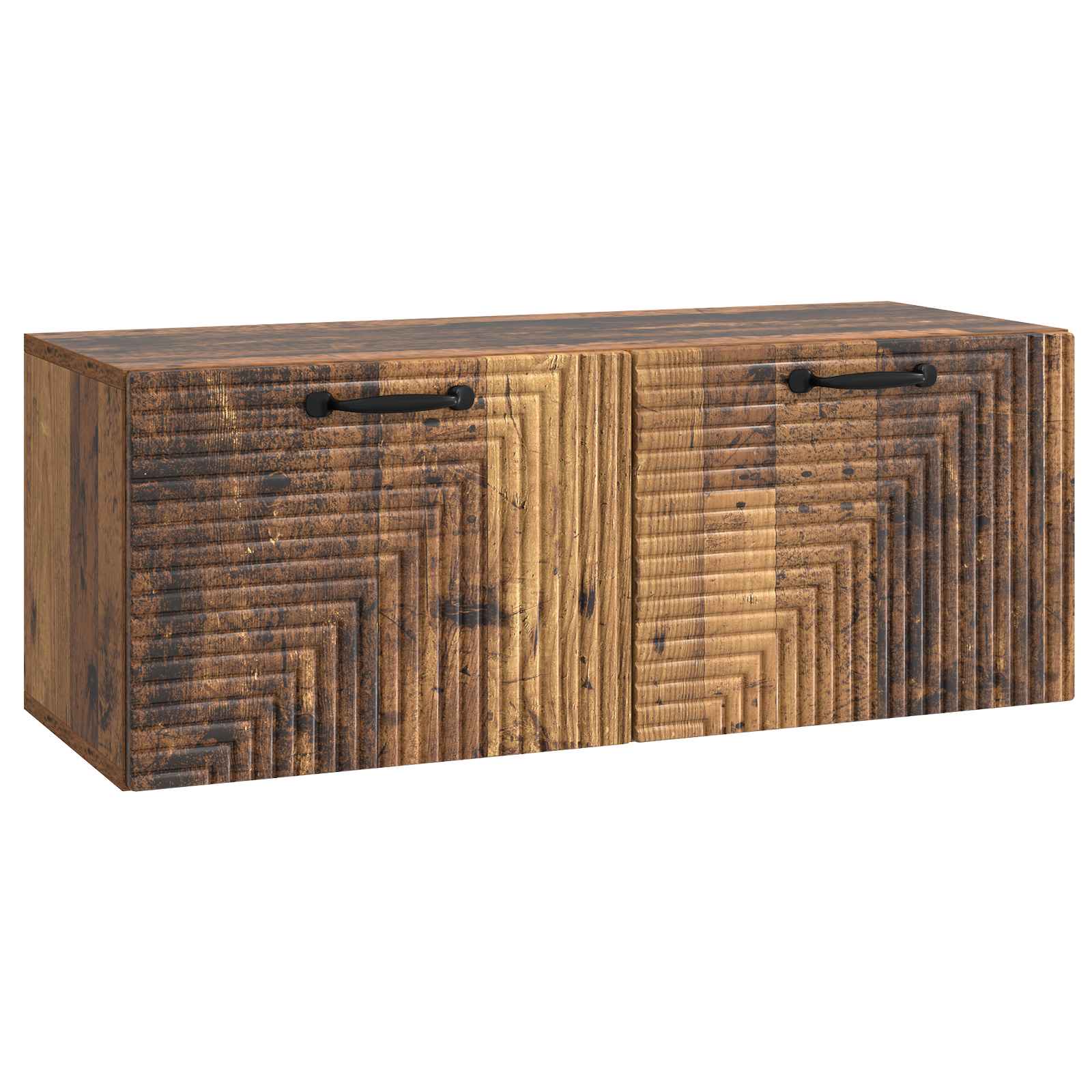 Meuble TV mural Bois ancien 78,5 x 31 x 30 cm Bois d'ingénierie - XIOS