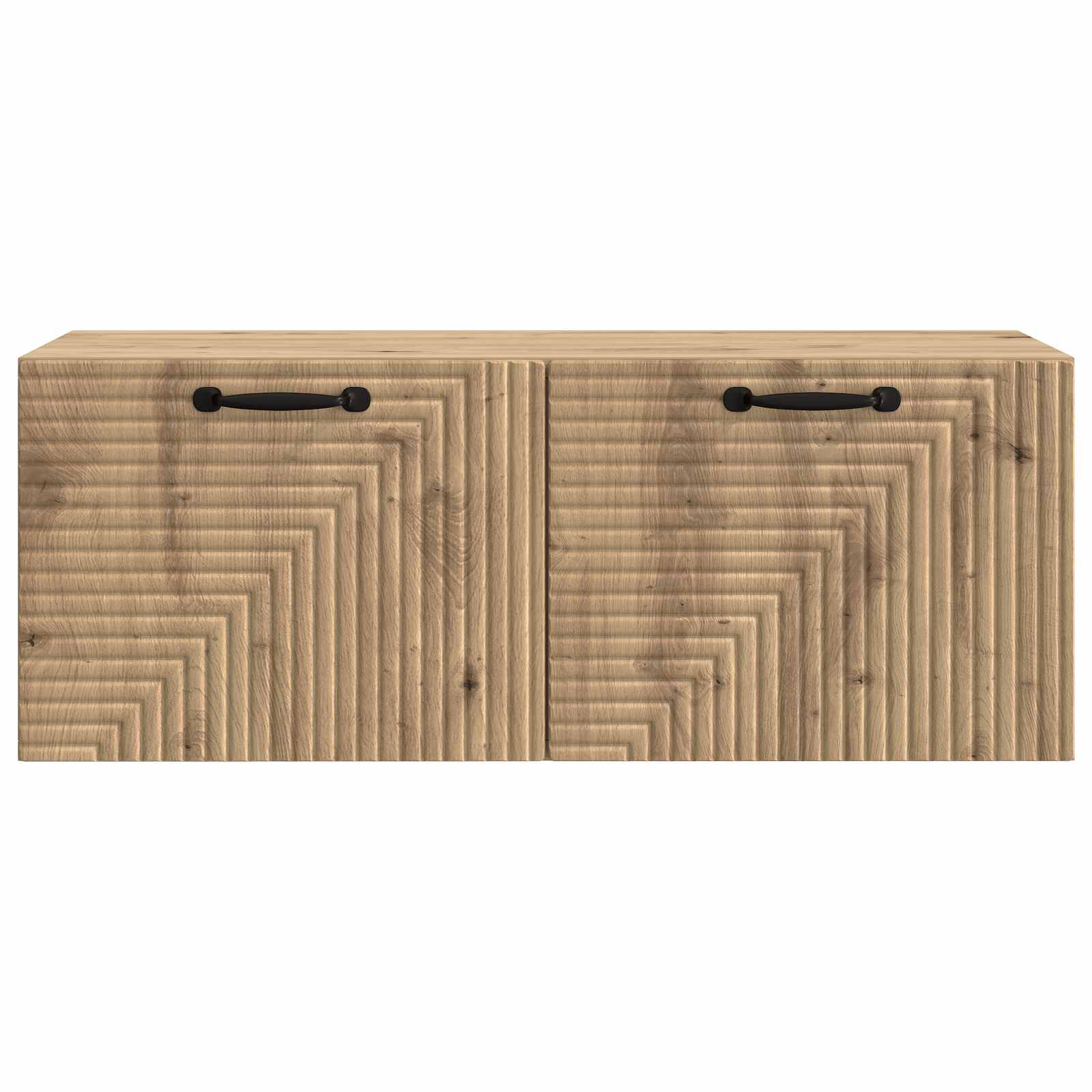 Meuble TV mural 78,5 x 31 x 30 cm Chêne artisanal - XIOS
