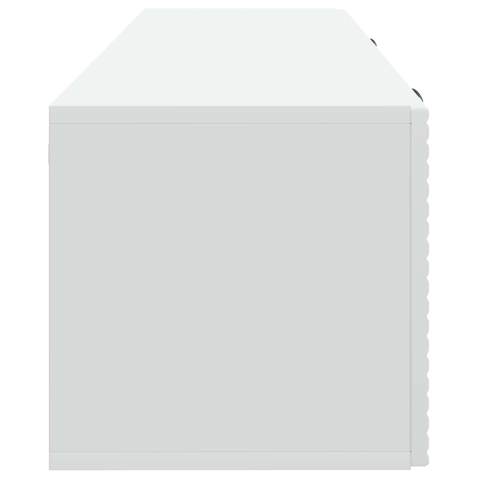 Meuble TV mural Blanc 98 x 31 x 30 cm Bois d'ingénierie - XIOS
