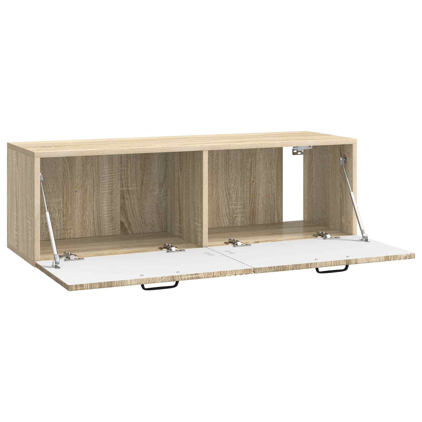 Meuble TV mural Chêne Sonoma 98 x 31 x 30 cm Bois d'ingénierie - XIOS