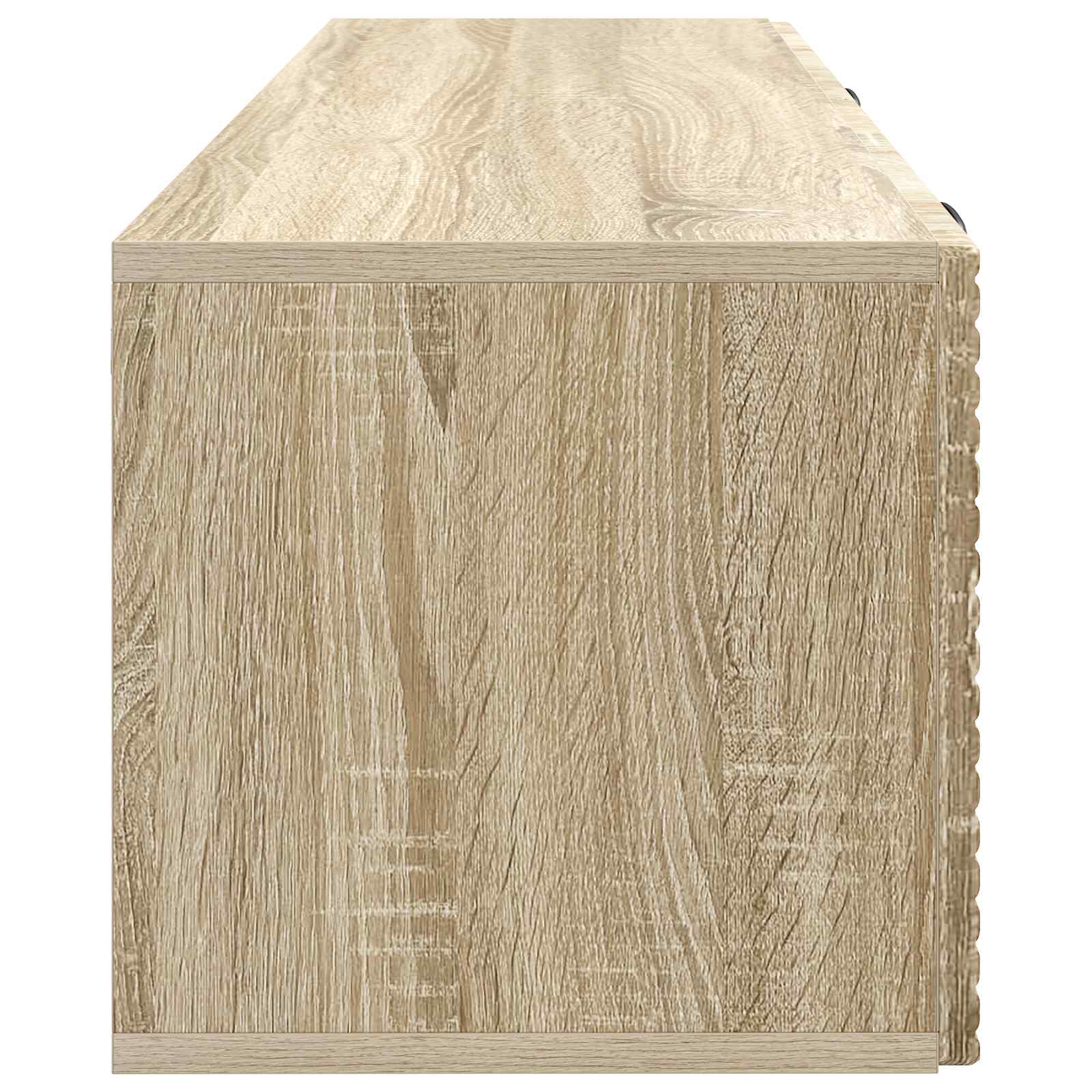 Meuble TV mural Chêne Sonoma 98 x 31 x 30 cm Bois d'ingénierie - XIOS