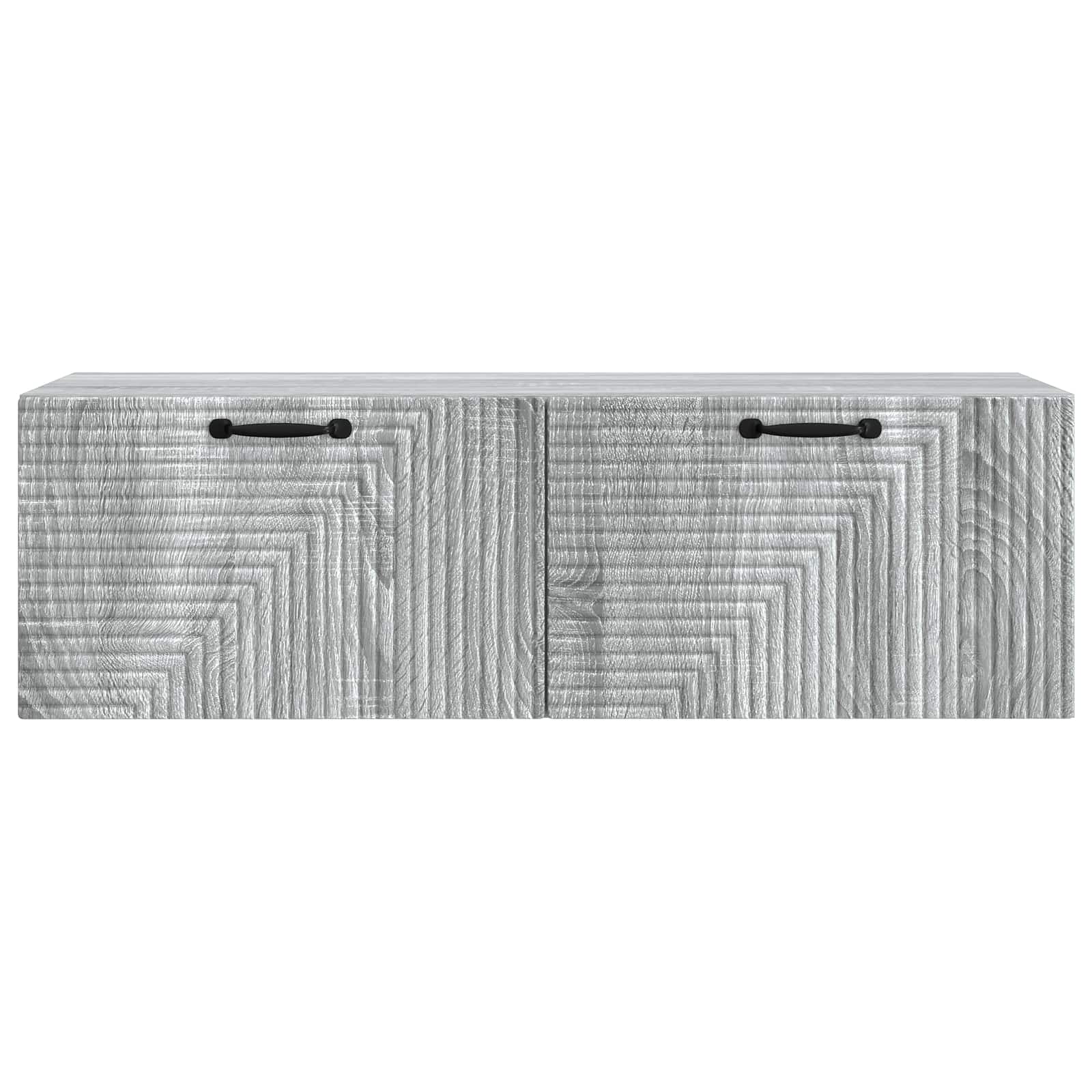 Meuble TV mural Sonoma gris 98 x 31 x 30 cm Bois d'ingénierie - XIOS