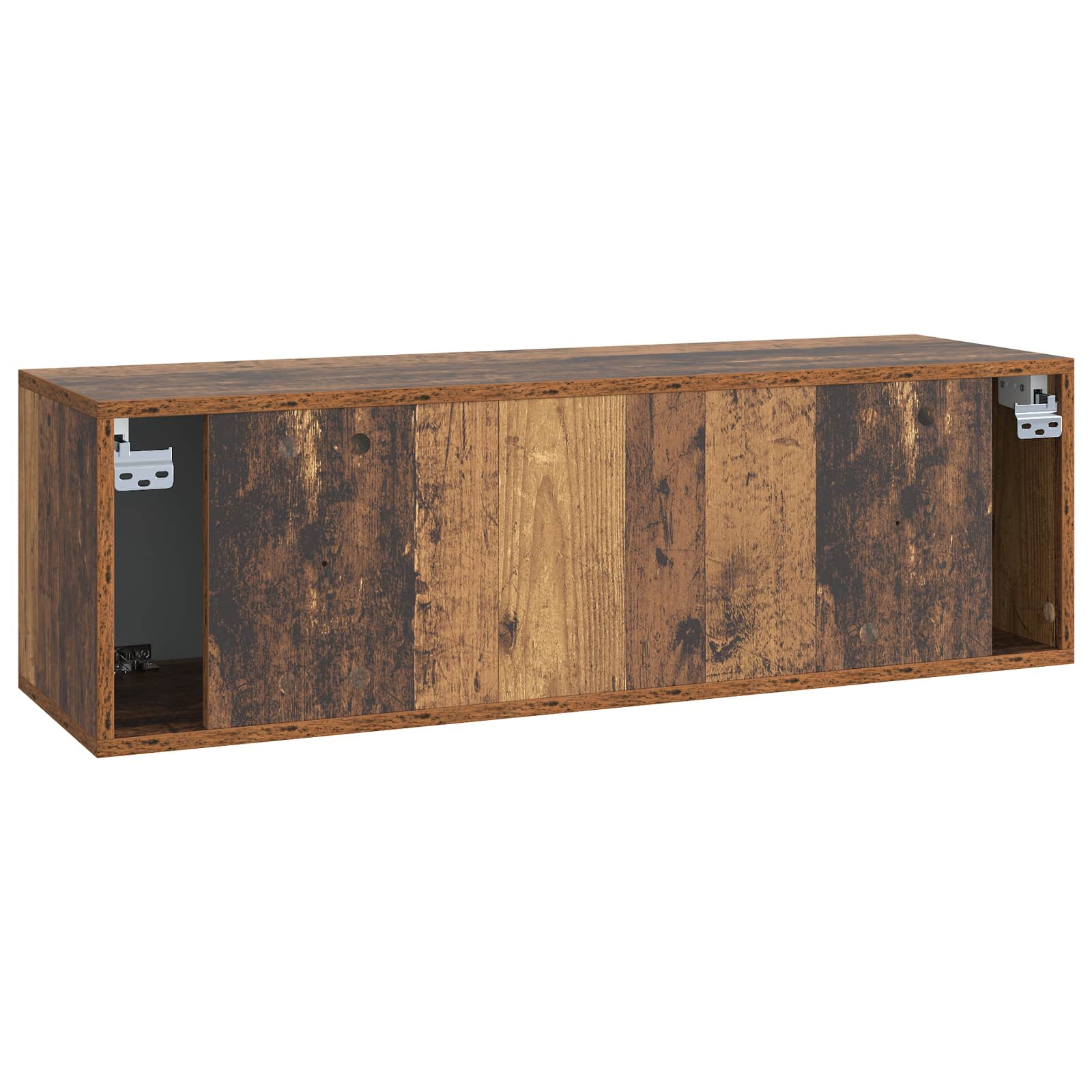 Meuble TV mural Bois ancien 98 x 31 x 30 cm Bois d'ingénierie - XIOS