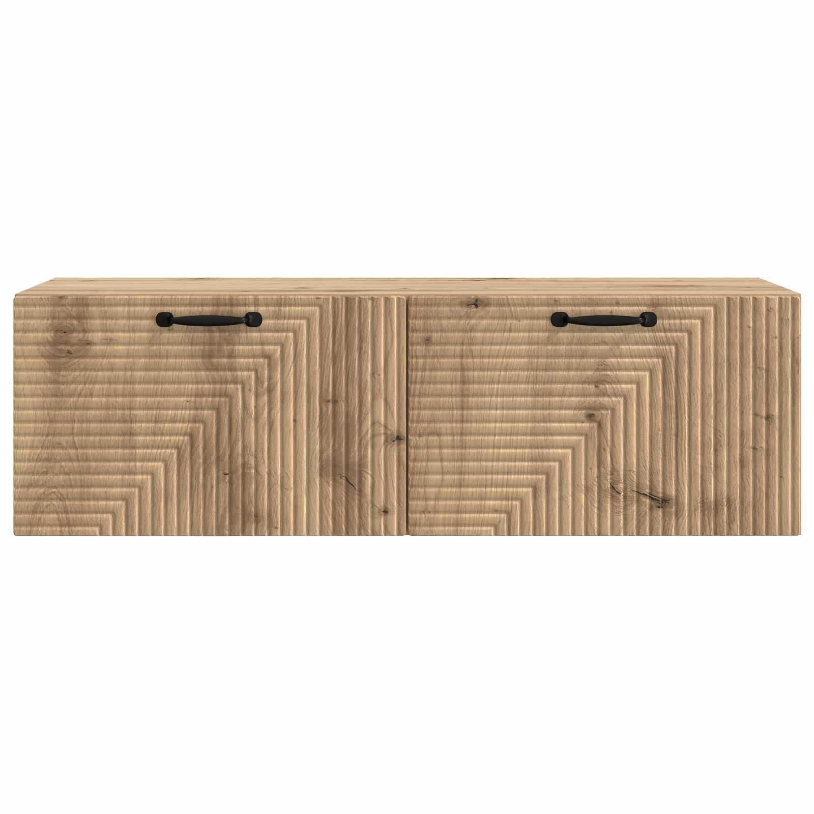 Meuble TV mural 98 x 31 x 30 cm Chêne artisanal - XIOS