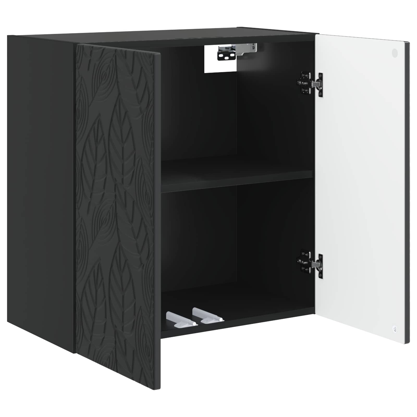 Armoire Murale Noir 59 x 31 x 60 cm Bois d'ingénierie - XIOS