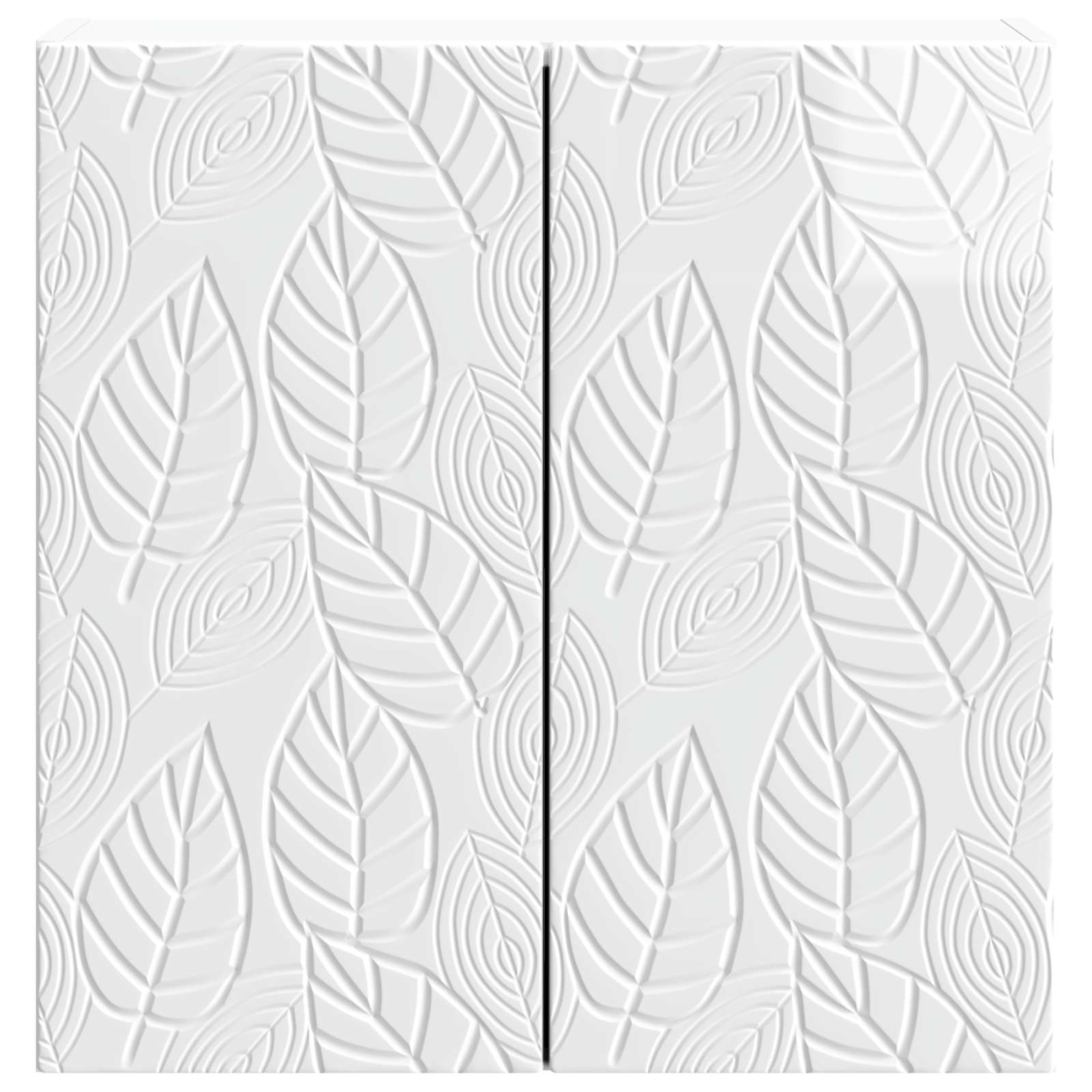 Armoire Murale Blanc brillant 59 x 31 x 60 cm Bois d'ingénierie - XIOS