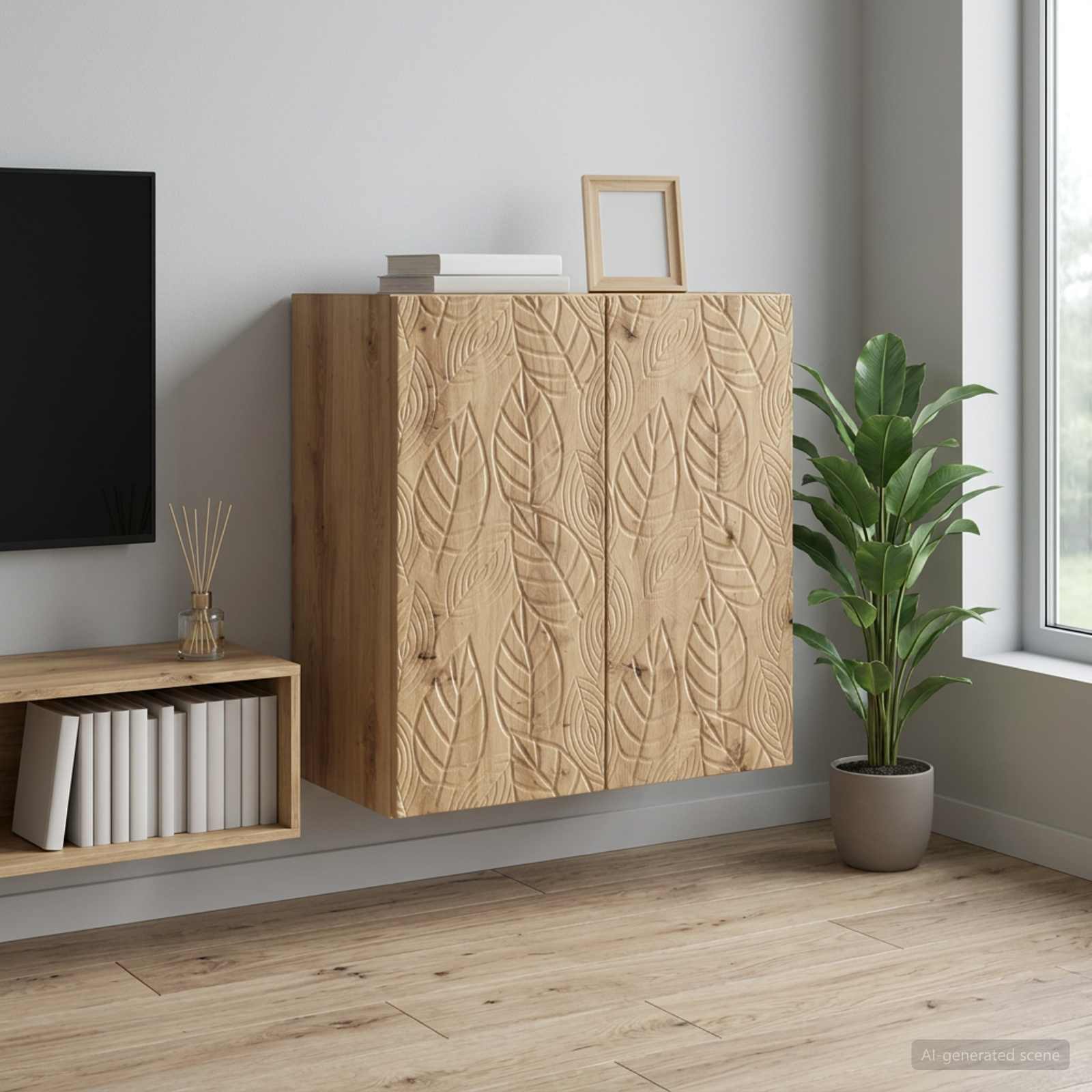 Armoire Murale 59 x 31 x 60 cm Bois d'ingénierie - XIOS