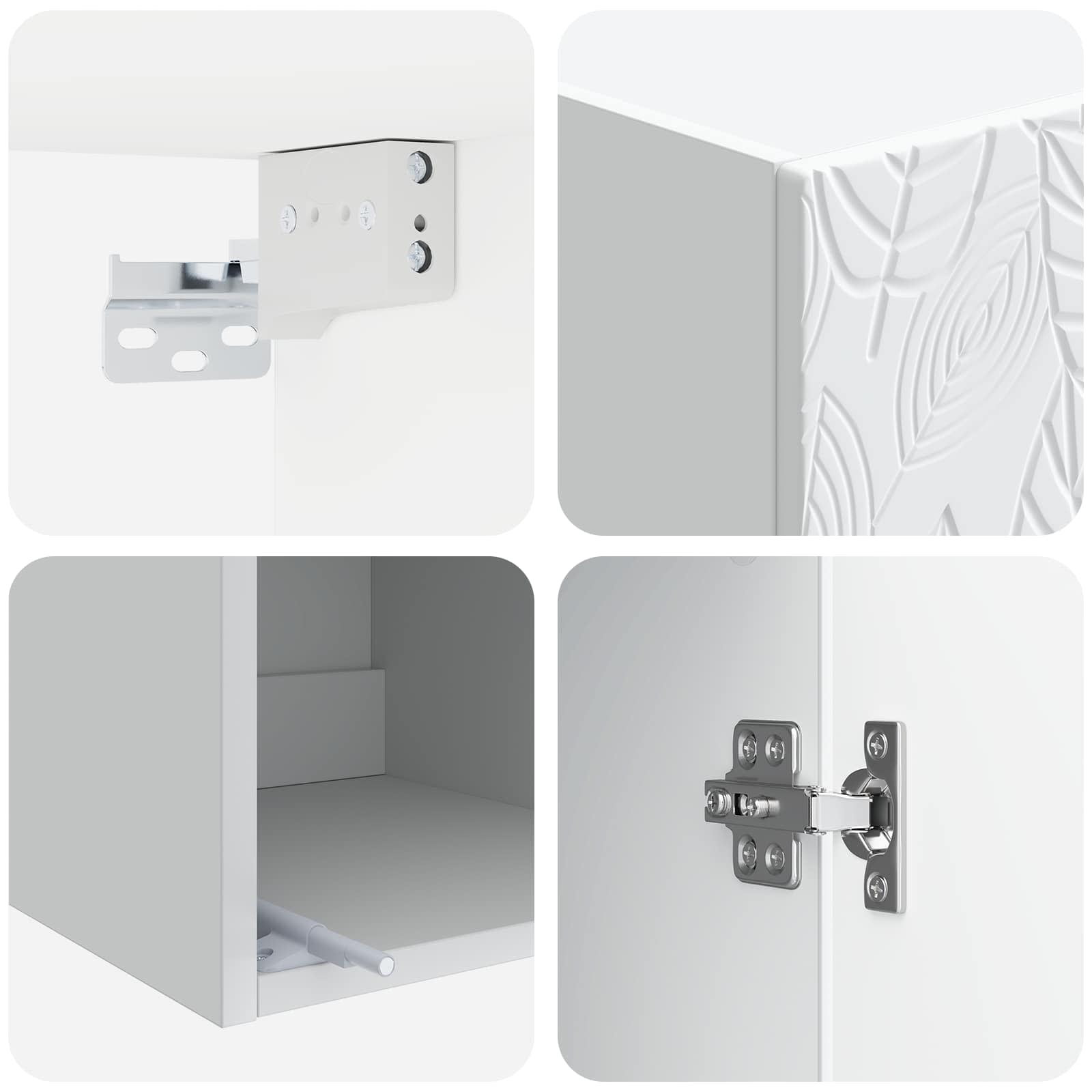Armoire Murale Blanc 33 x 34,5 x 90 cm Bois d'ingénierie - XIOS