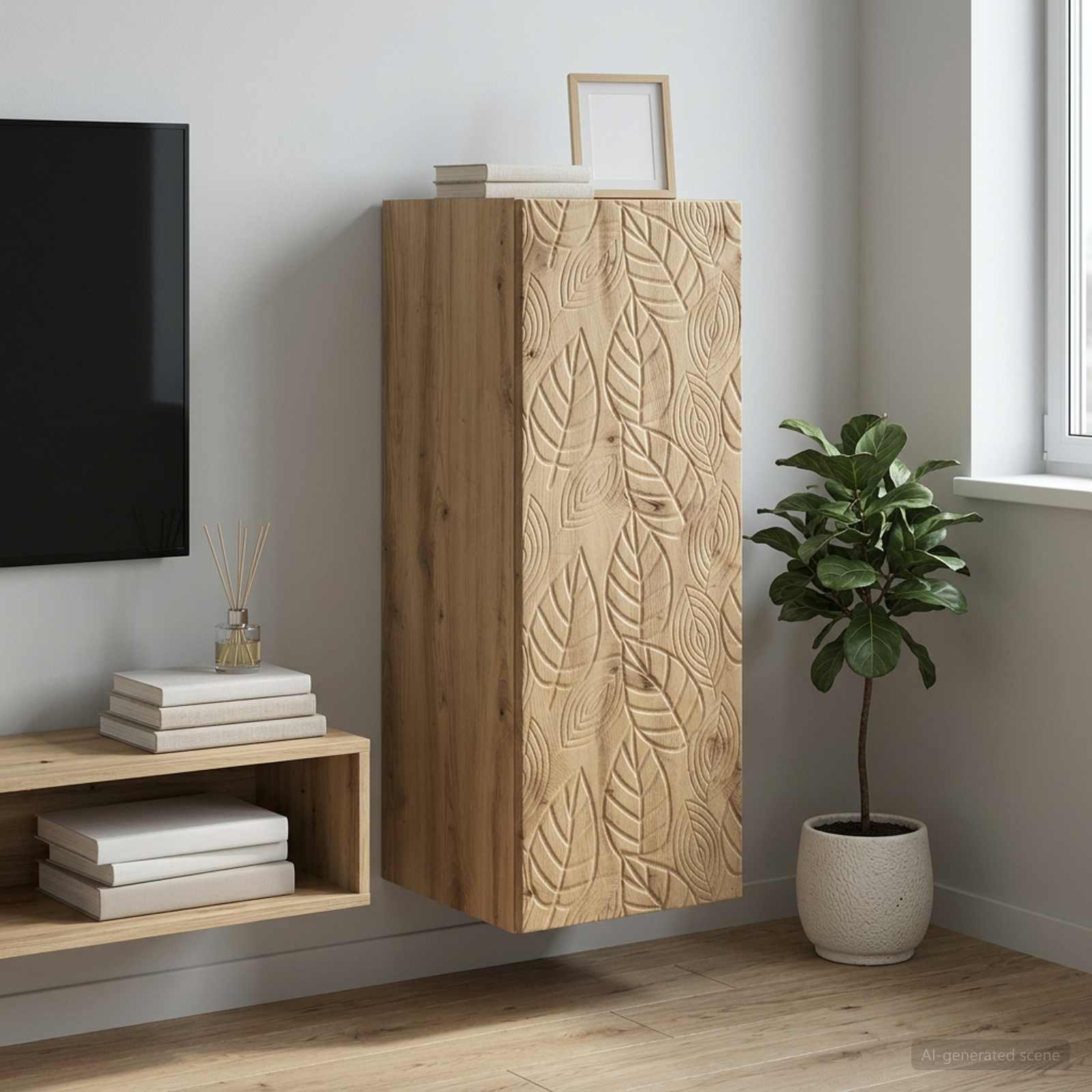Armoire Murale 33 x 34,5 x 90 cm Bois d'ingénierie - XIOS
