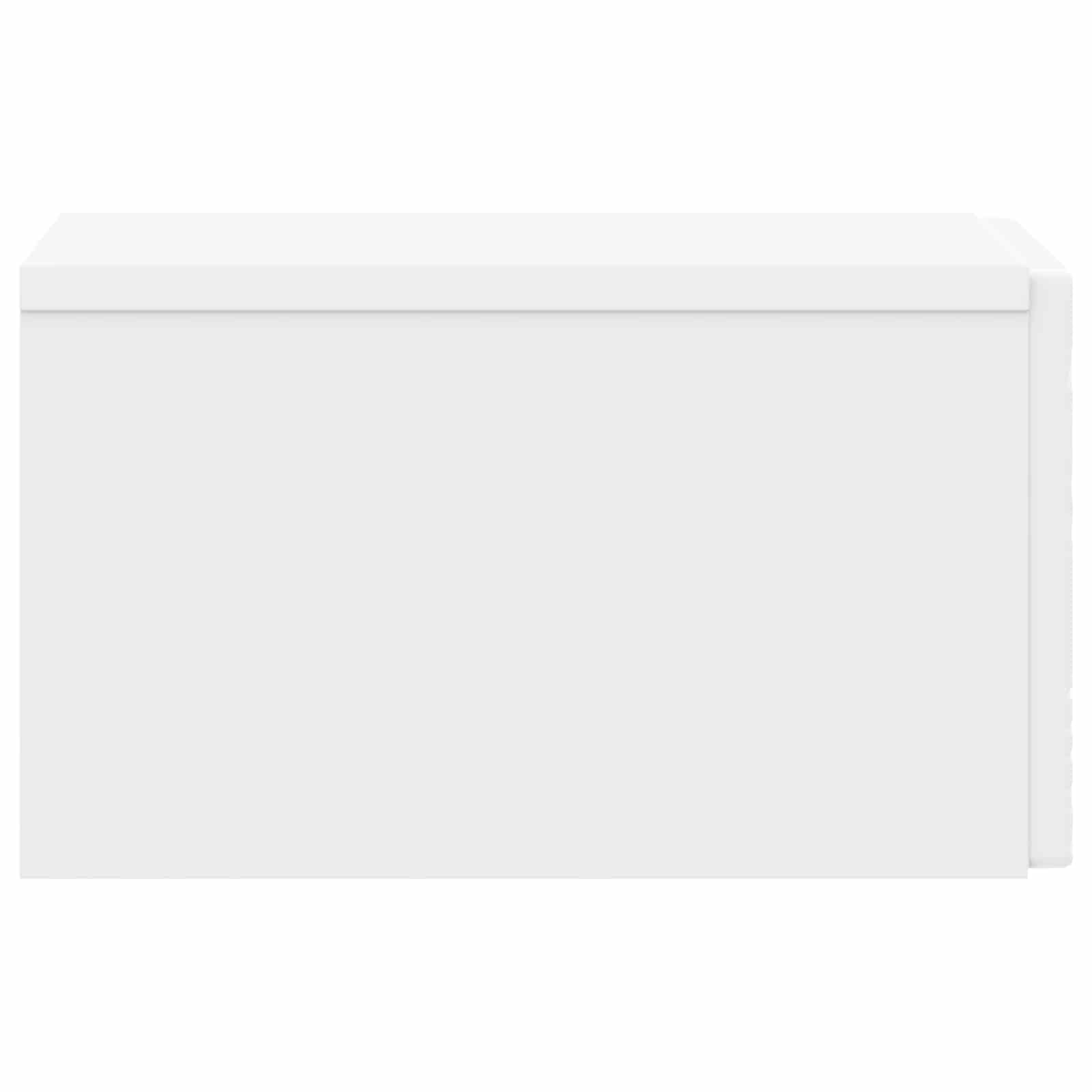 Cabinet de chevet mural 2 pcs Blanc 49 x 34,5 x 20 cm - XIOS