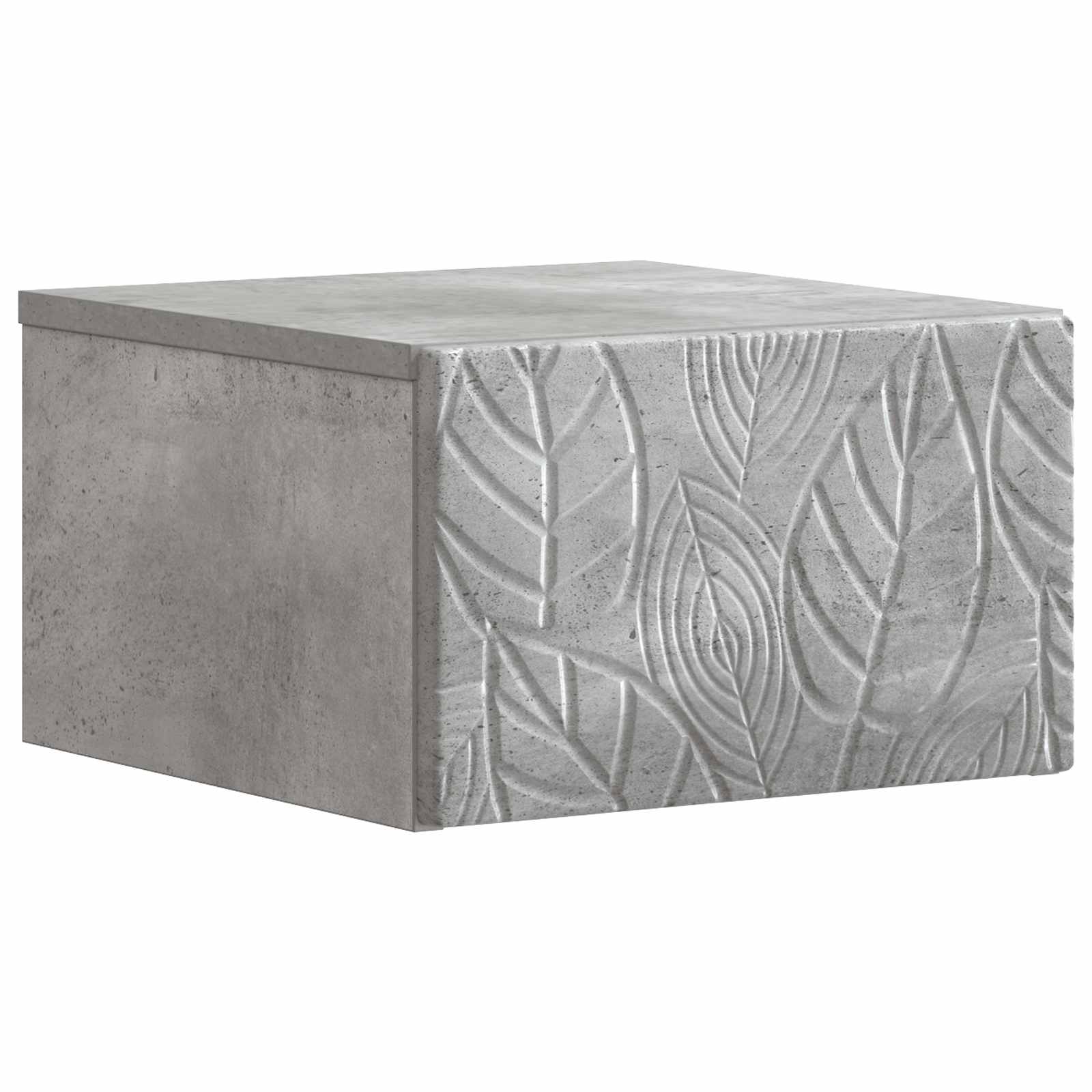 Cabinet de chevet mural 2 pcs Gris béton 49 x 34,5 x 20 cm - XIOS