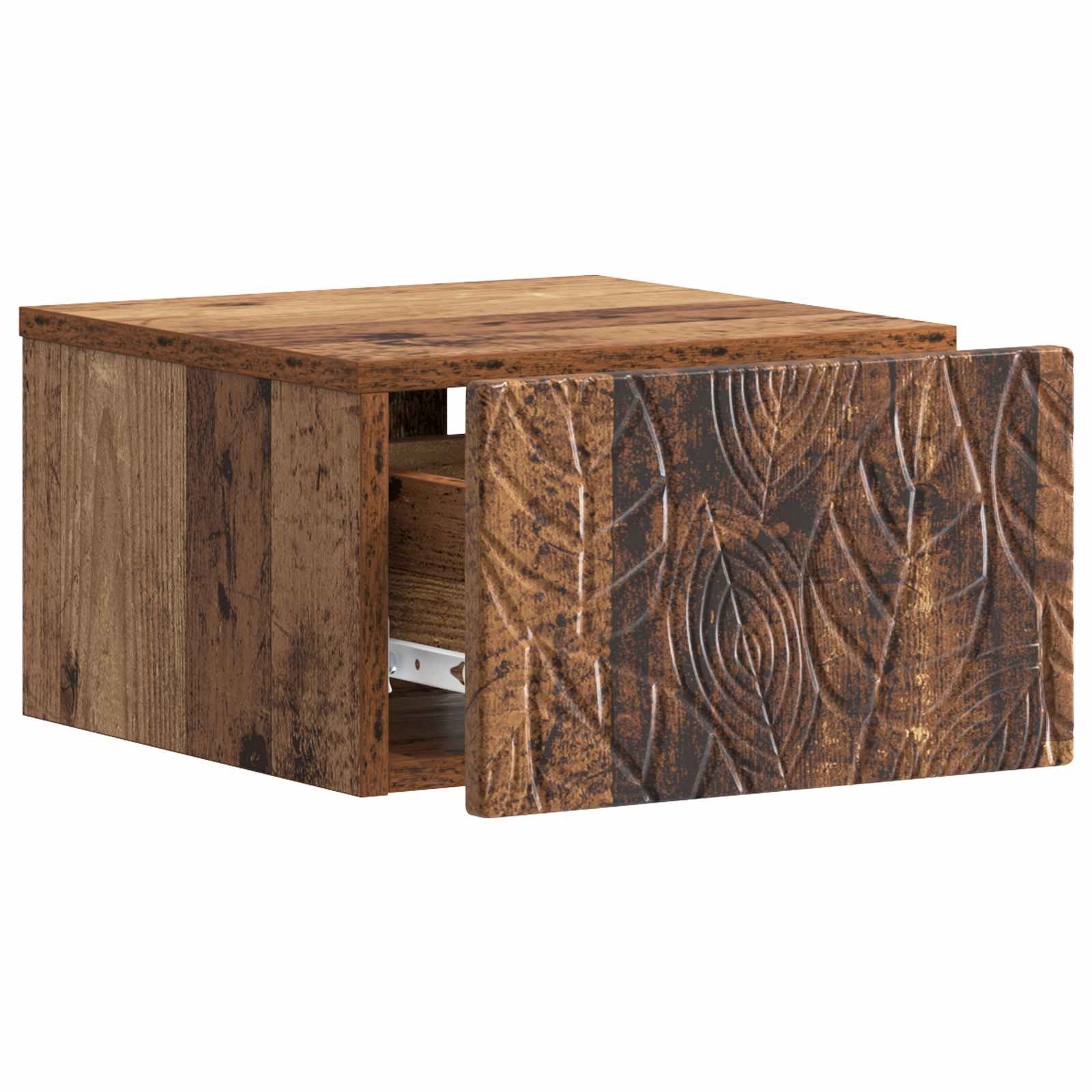 Cabinet de chevet mural 2 pcs Bois ancien 49 x 34,5 x 20 cm - XIOS