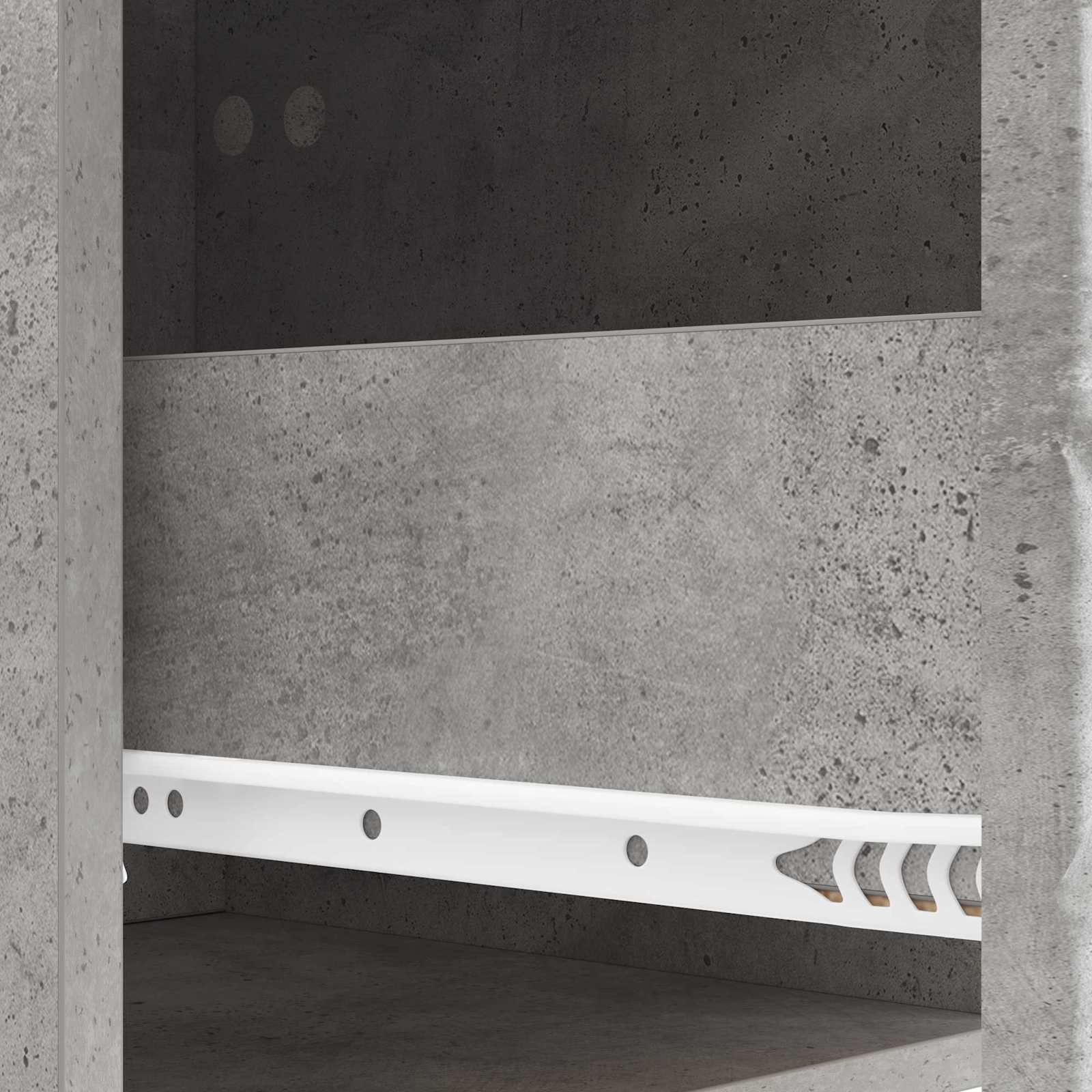 Cabinet de chevet mural 2 pcs Gris béton 34,5 x 33 x 40 cm - XIOS