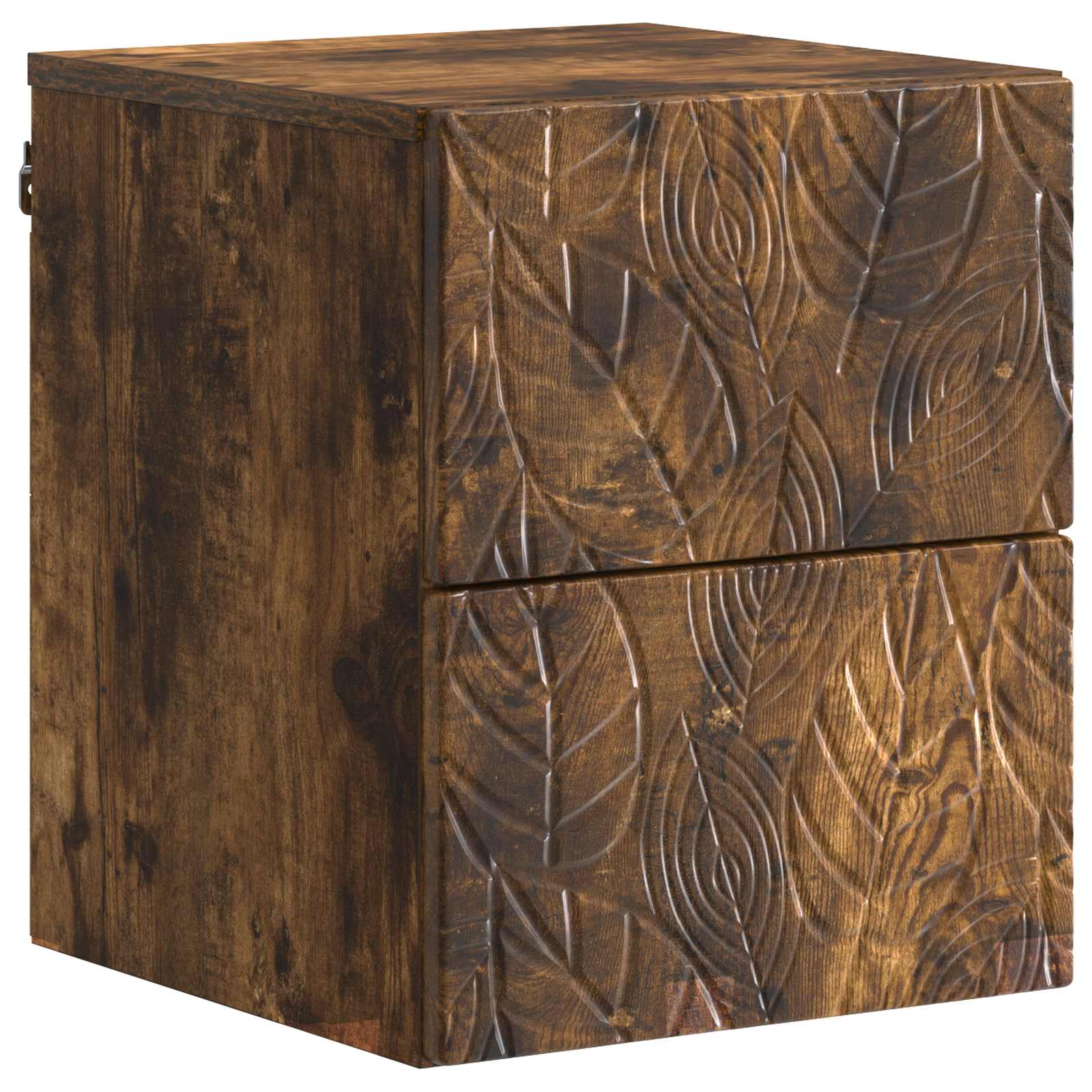 Cabinet de chevet mural 2 pcs Chêne fumé 34,5 x 33 x 40 cm - XIOS