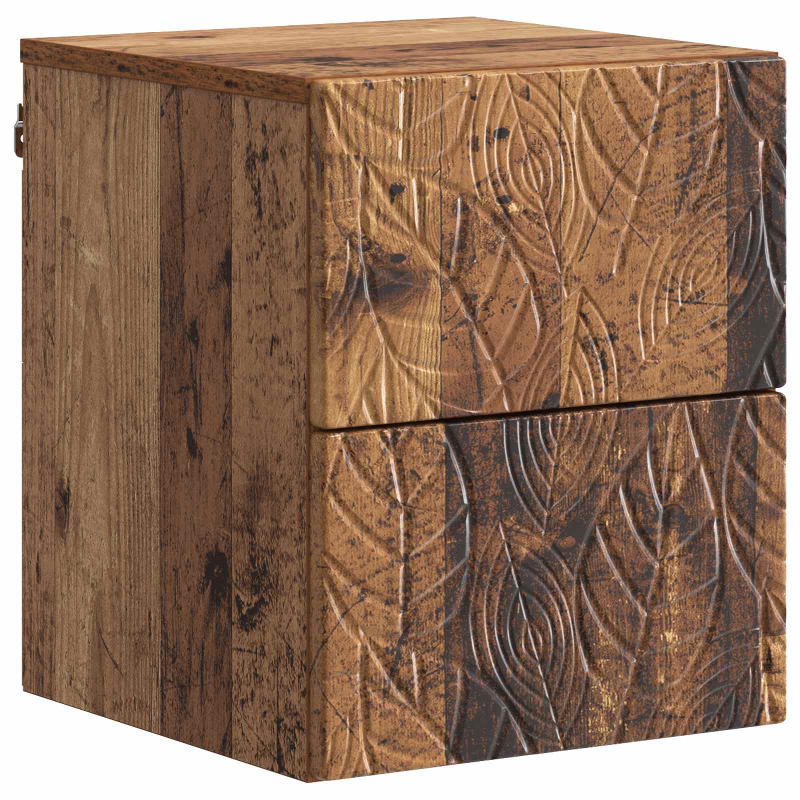 Cabinet de chevet mural 2 pcs Bois ancien 34,5 x 33 x 40 cm - XIOS