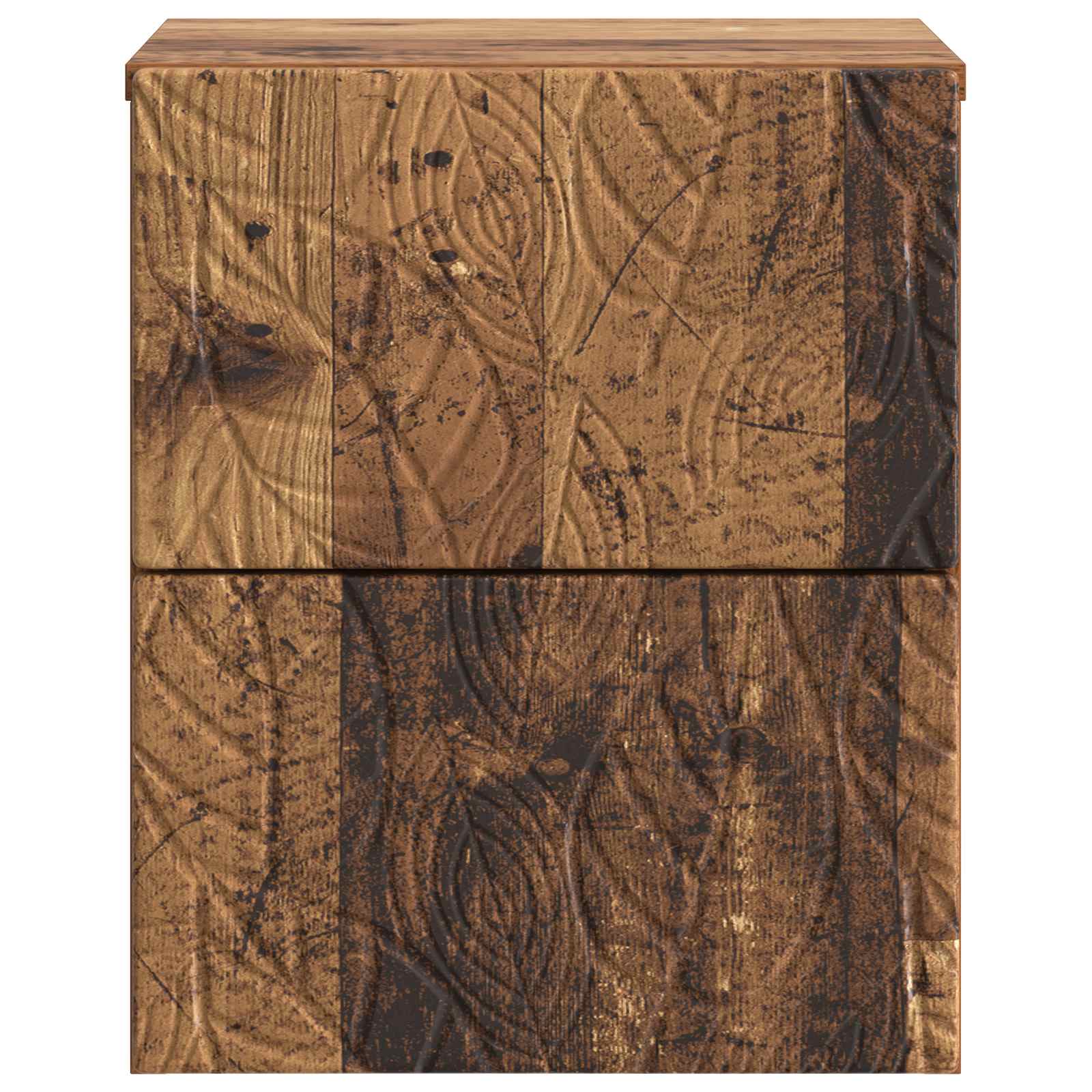 Cabinet de chevet mural 2 pcs Bois ancien 34,5 x 33 x 40 cm - XIOS