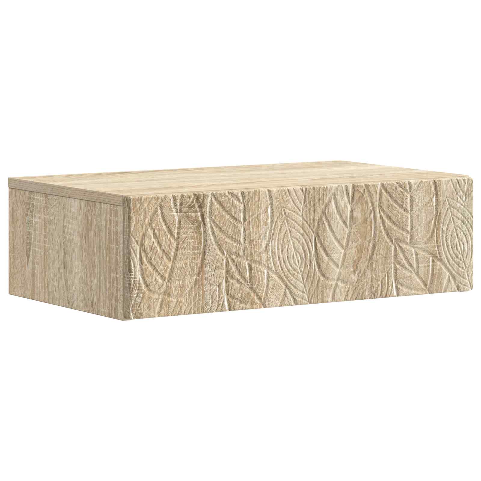 Table d'appoint murale Chêne Sonoma 87,5 x 34,5 x 17 cm