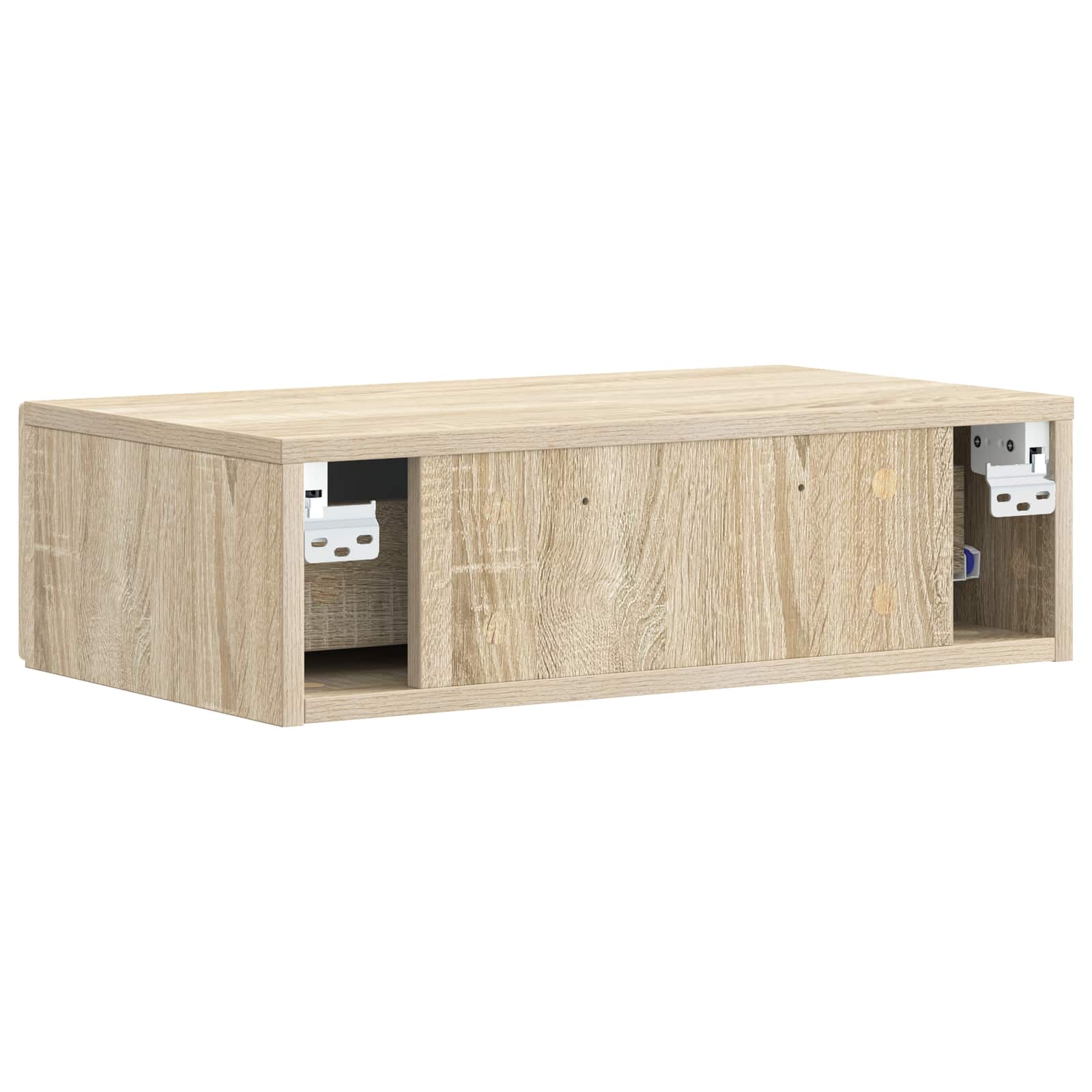 Table d'appoint murale Chêne Sonoma 87,5 x 34,5 x 17 cm